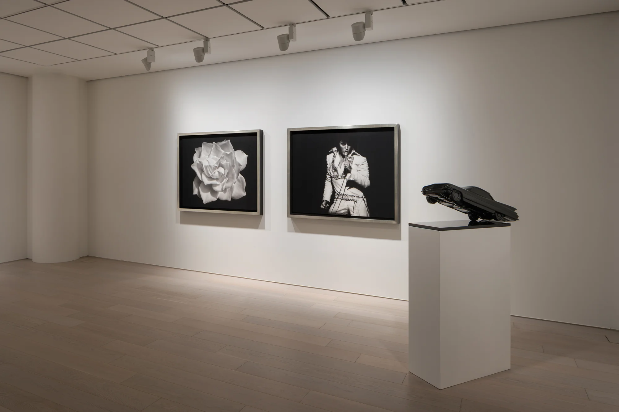 Installation view of Angels of the Maelstrom by Robert Longo