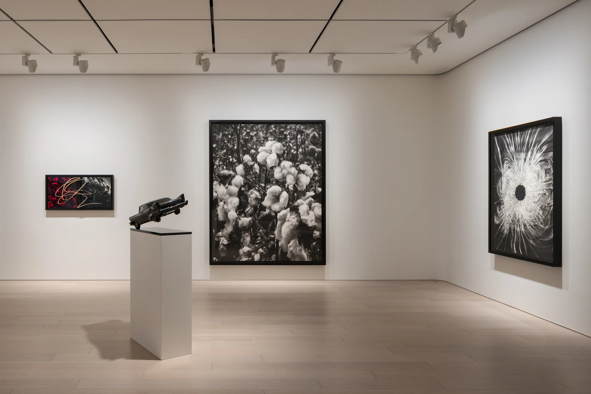 Installation view of Angels of the Maelstrom by Robert Longo