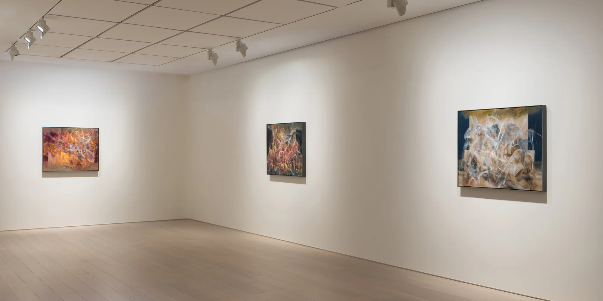 Installation view of Night Ruins by Nigel Cooke
