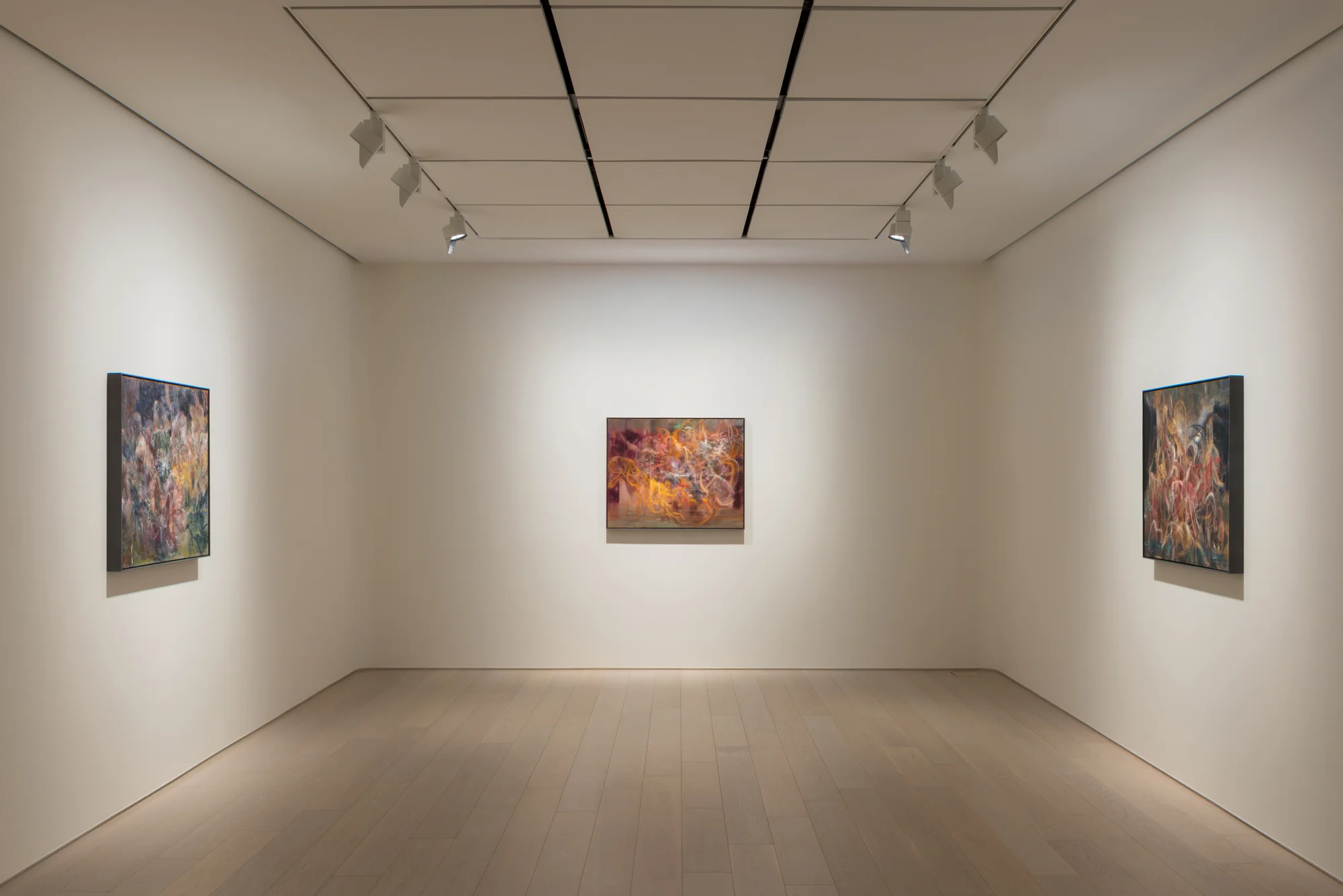 Installation view of Night Ruins by Nigel Cooke