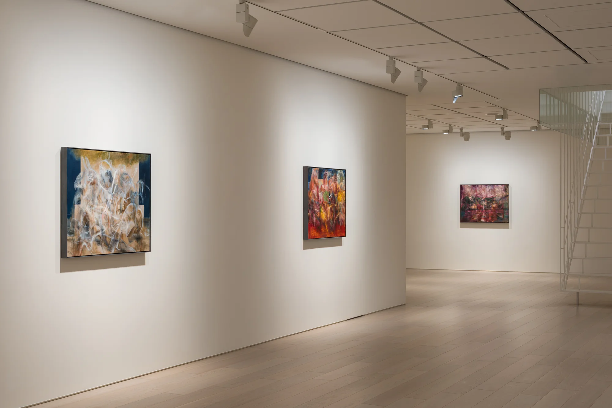Installation view of Night Ruins by Nigel Cooke