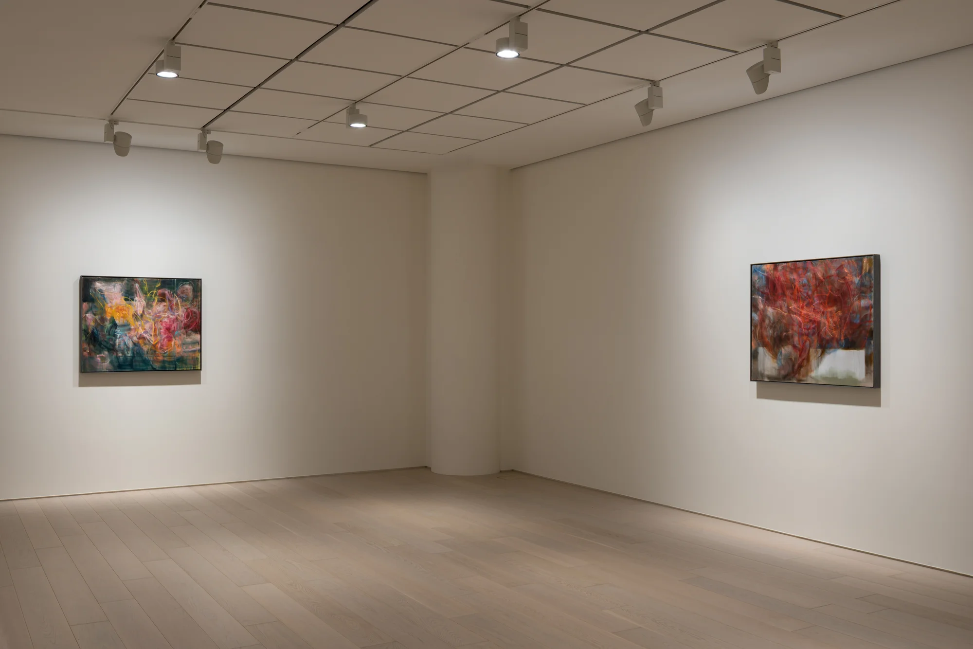 Installation view of Night Ruins by Nigel Cooke
