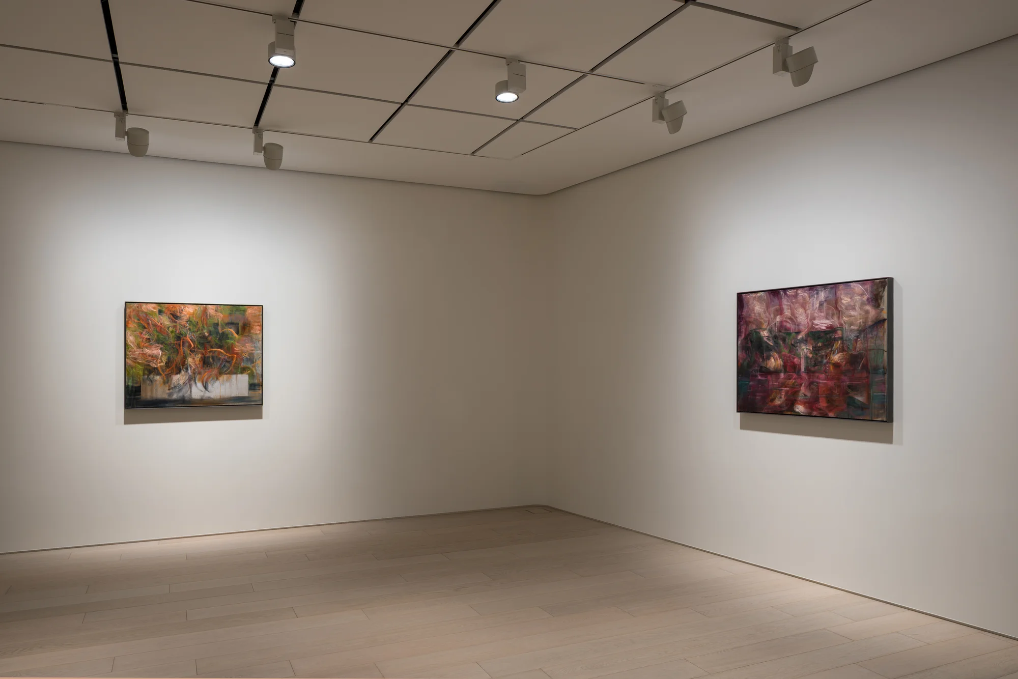 Installation view of Night Ruins by Nigel Cooke