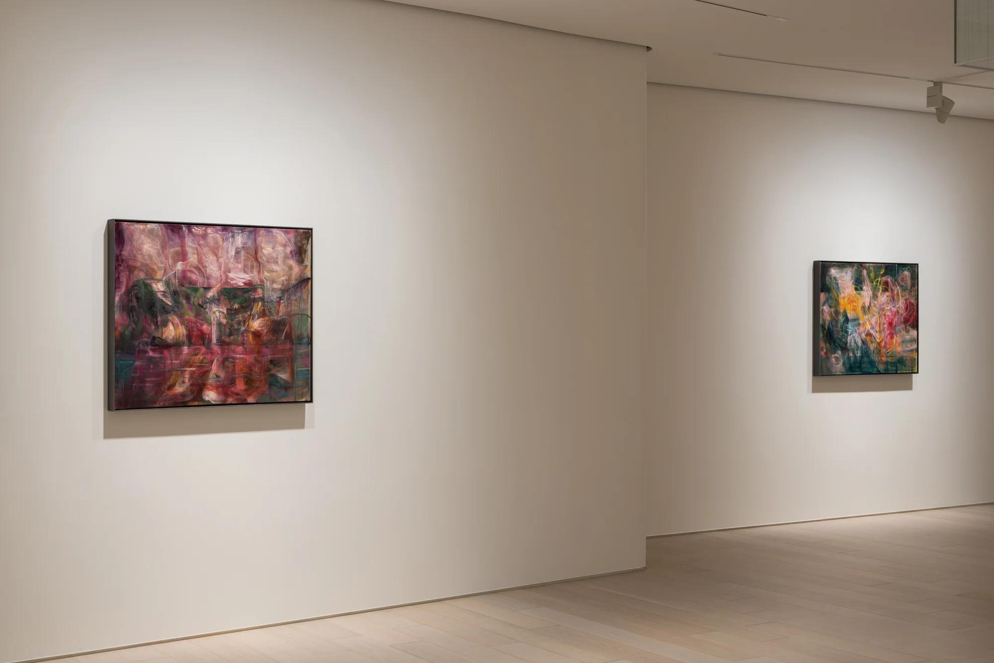 Installation view of Night Ruins by Nigel Cooke