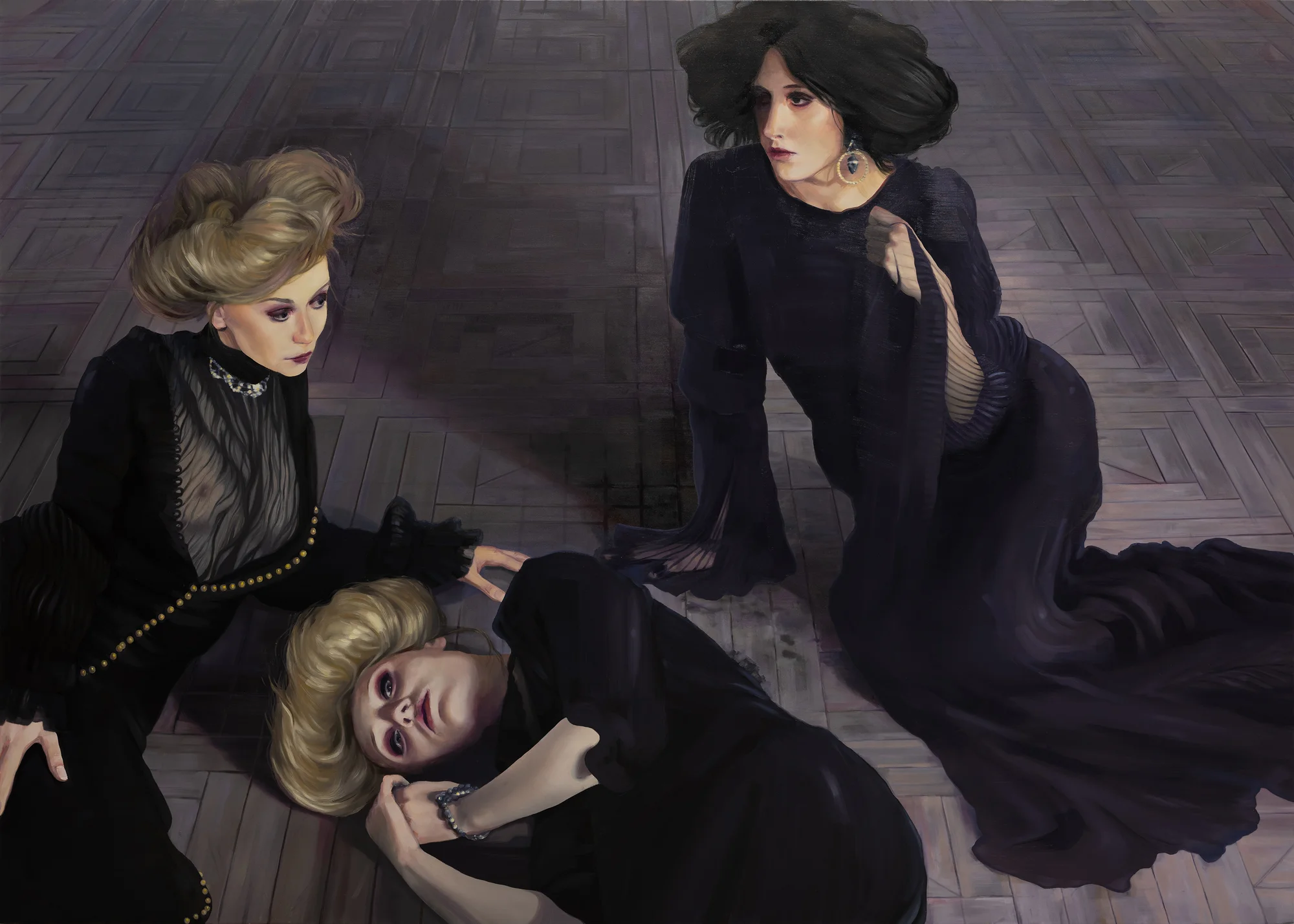 Wild Cherry Parquet by Paulina Olowska