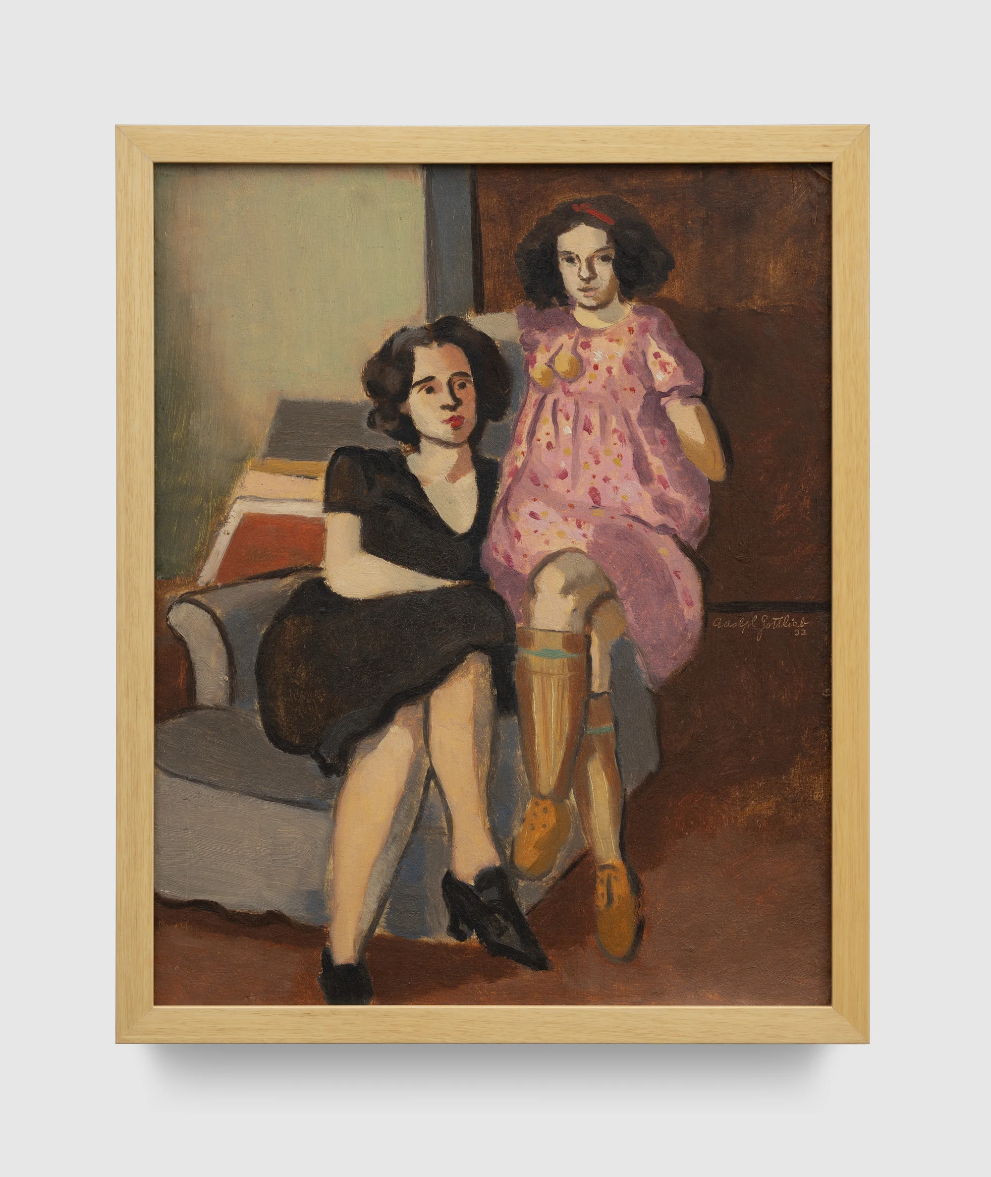 Untitled (Cora's Two Sisters) by Adolph Gottlieb