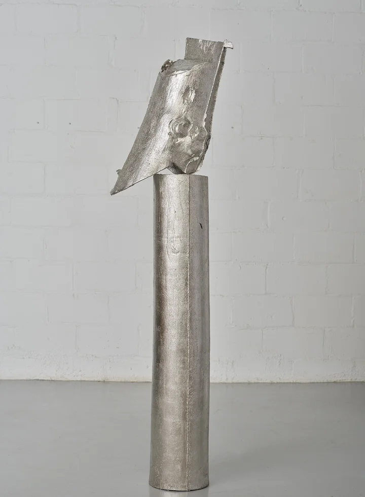 Arlene Shechet — Sometimes a Silver Bird, Palladium Leaf