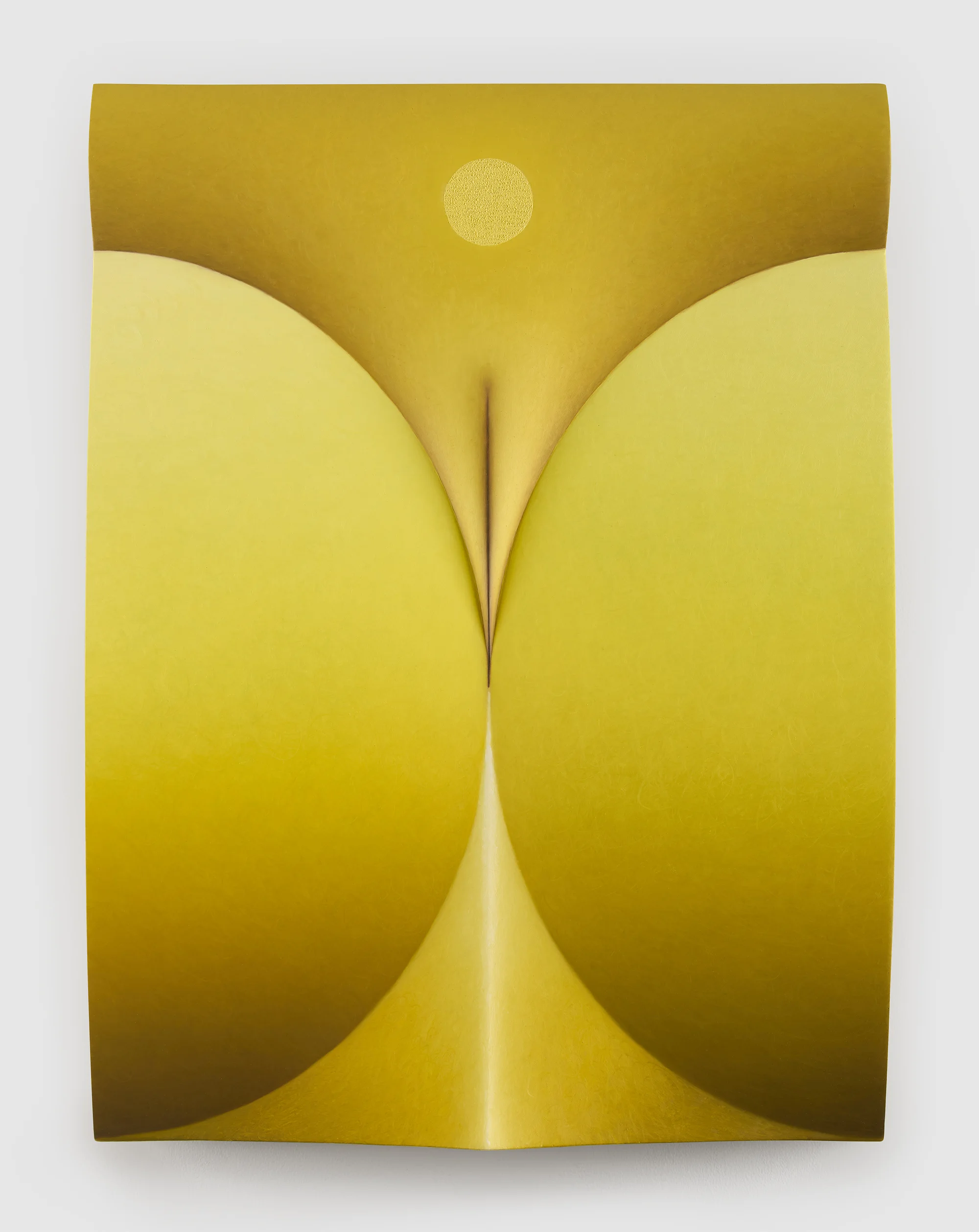 Pressure in yellow by Loie Hollowell