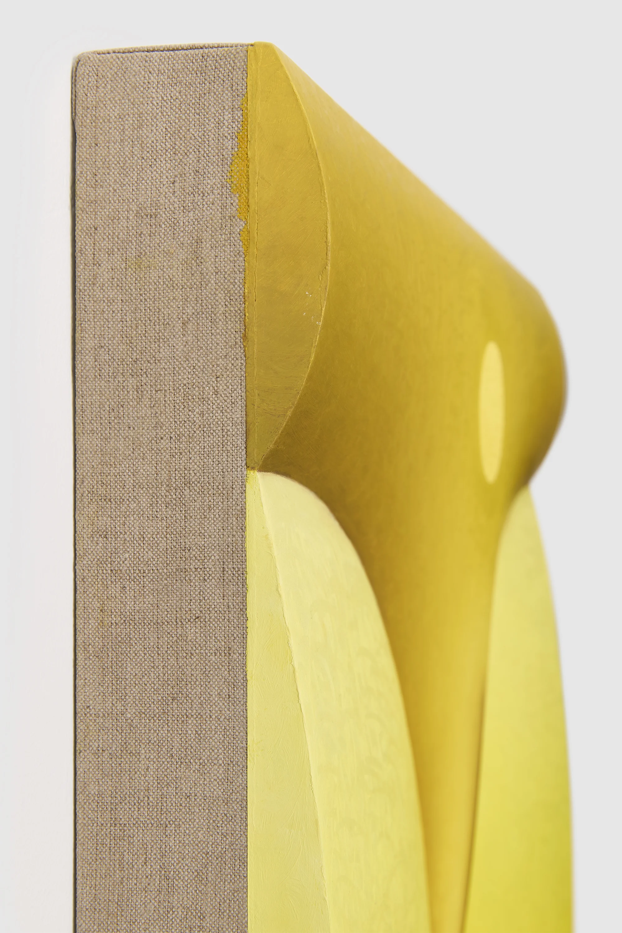 Pressure in yellow by Loie Hollowell