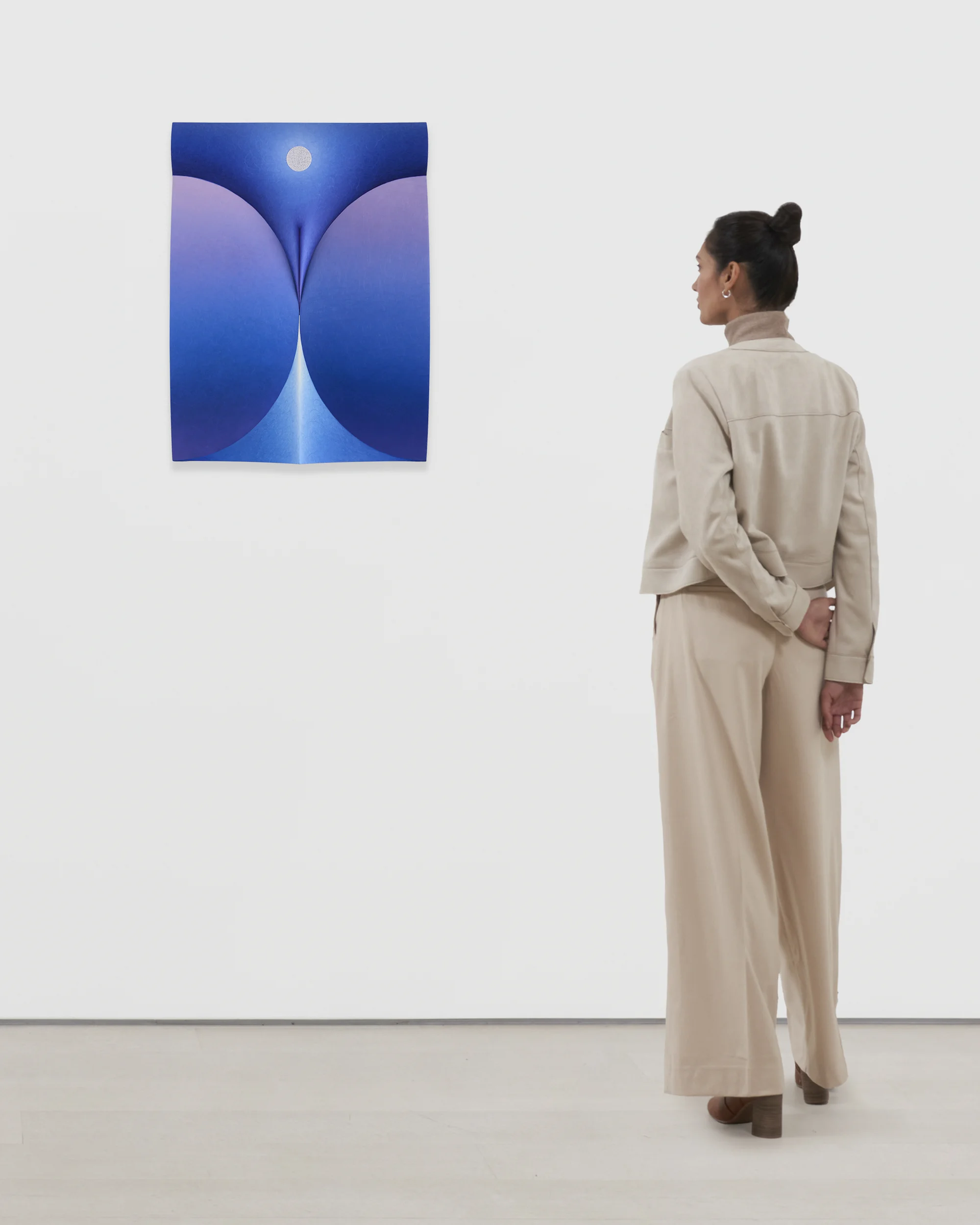 Pressure in blue by Loie Hollowell