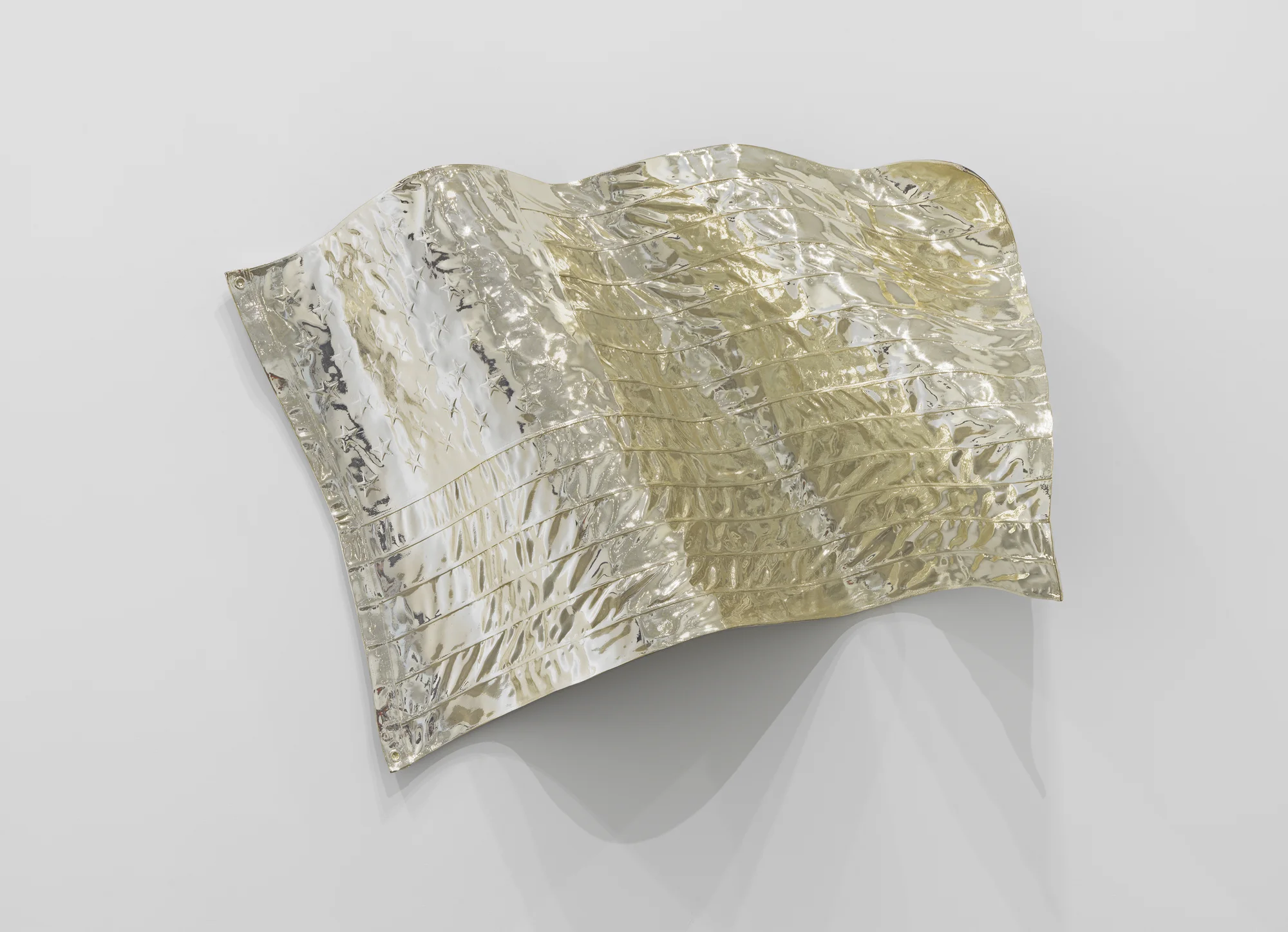 Untitled (Mirror Flag) by Robert Longo