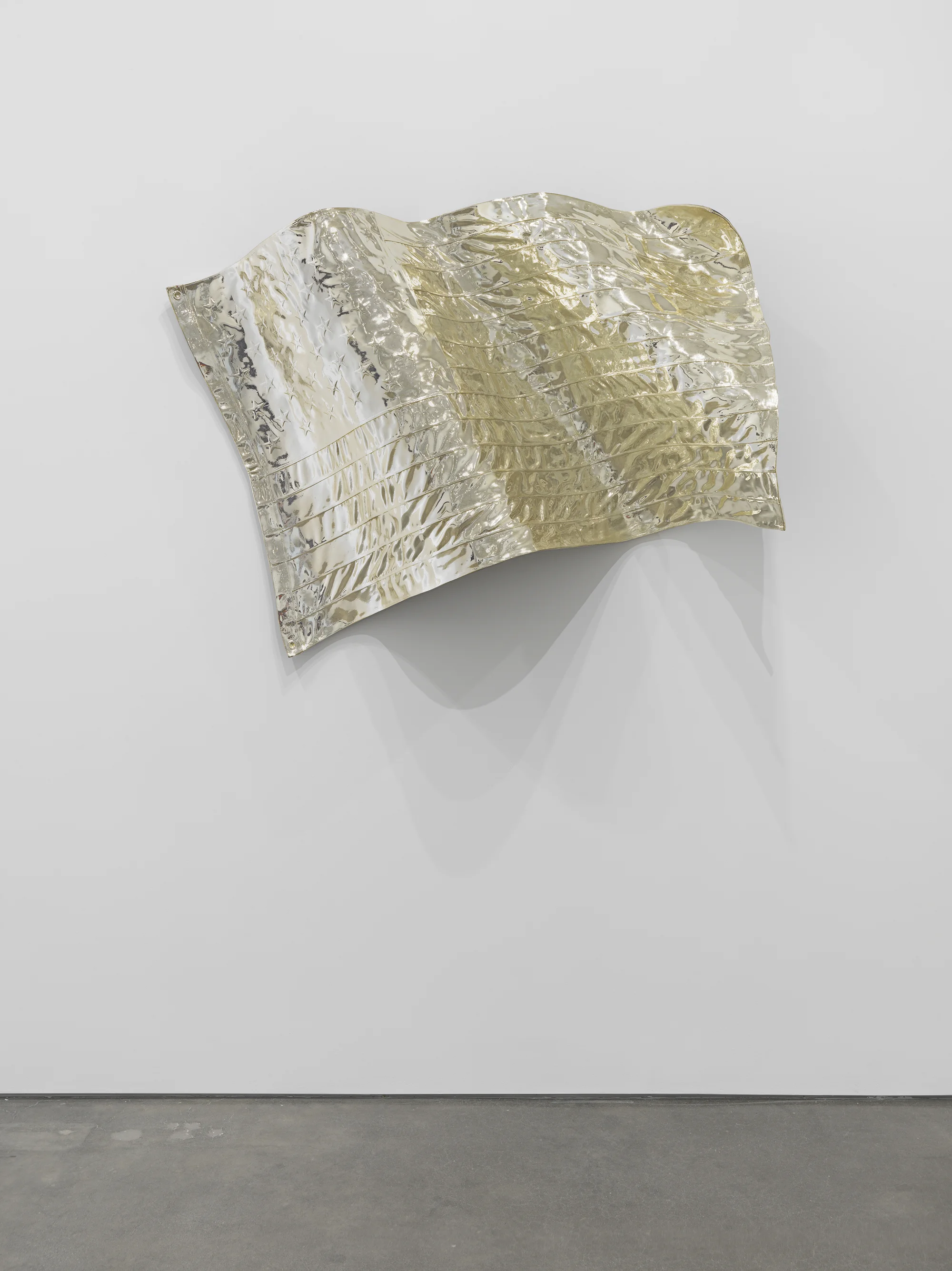 Untitled (Mirror Flag) by Robert Longo