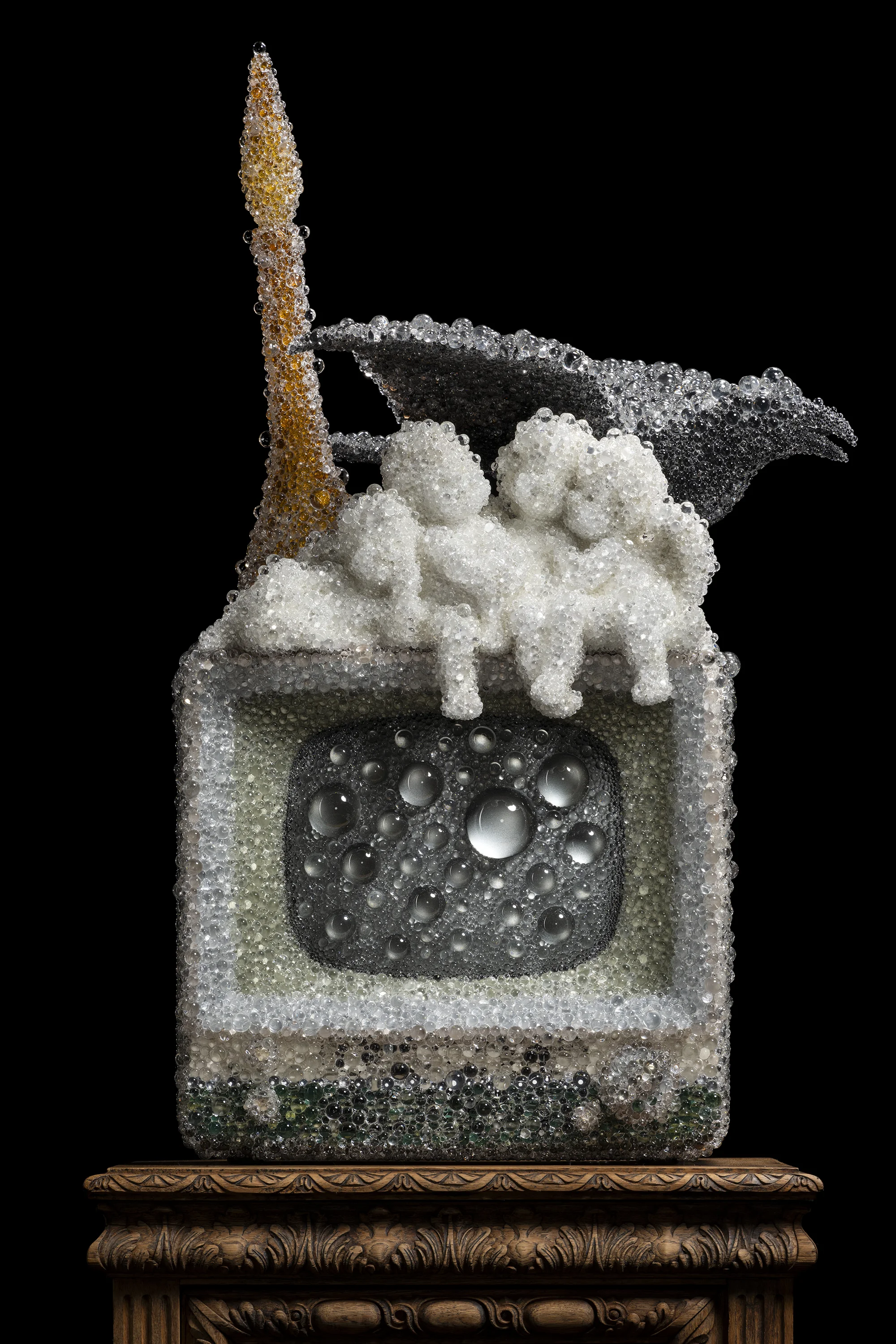 PixCell-TV/Angels/Crow/Decanter by Kohei Nawa