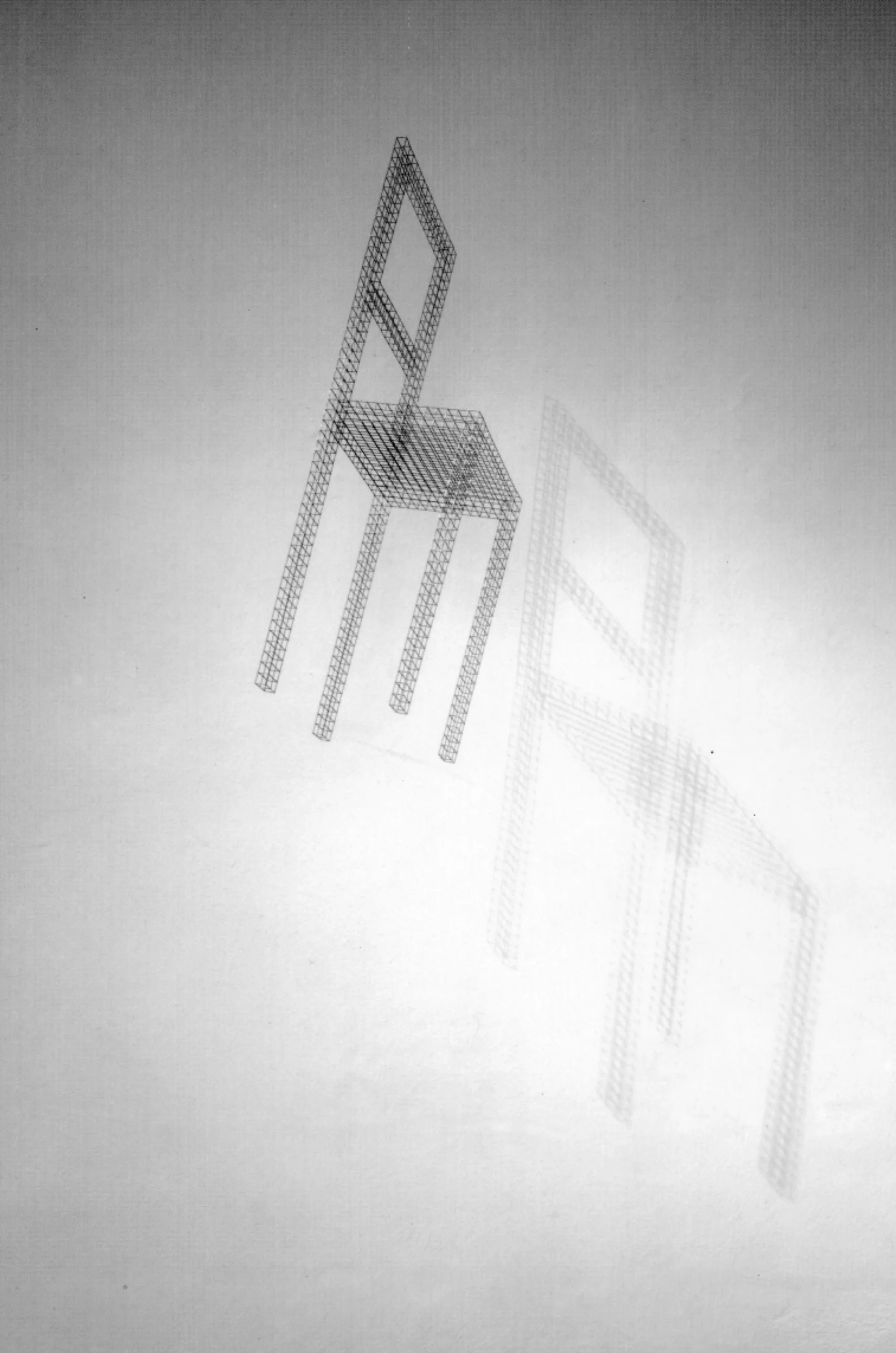 Hanging Chair (Freud) by Robert Wilson