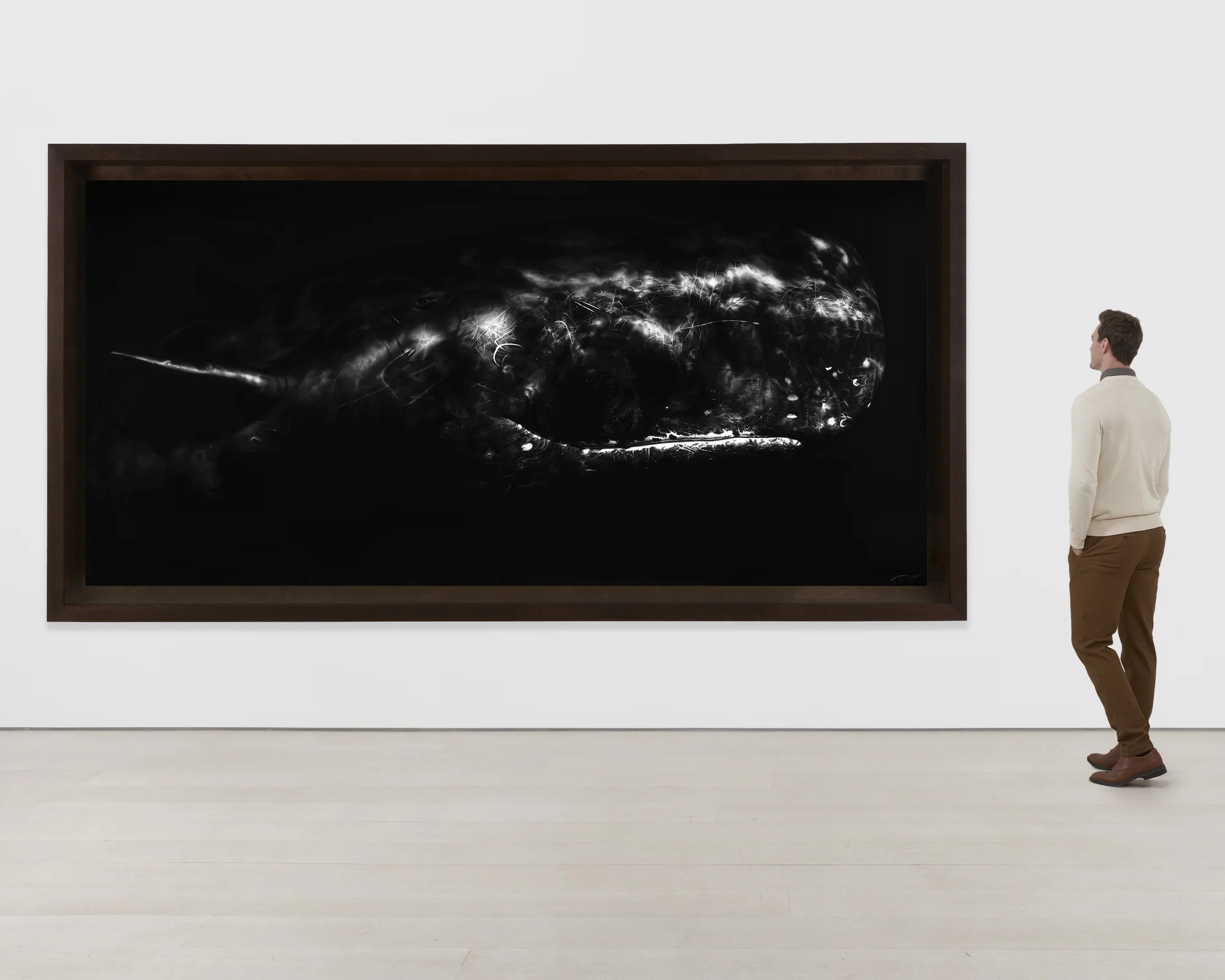 Untitled (Scarred Leviathan) by Robert Longo