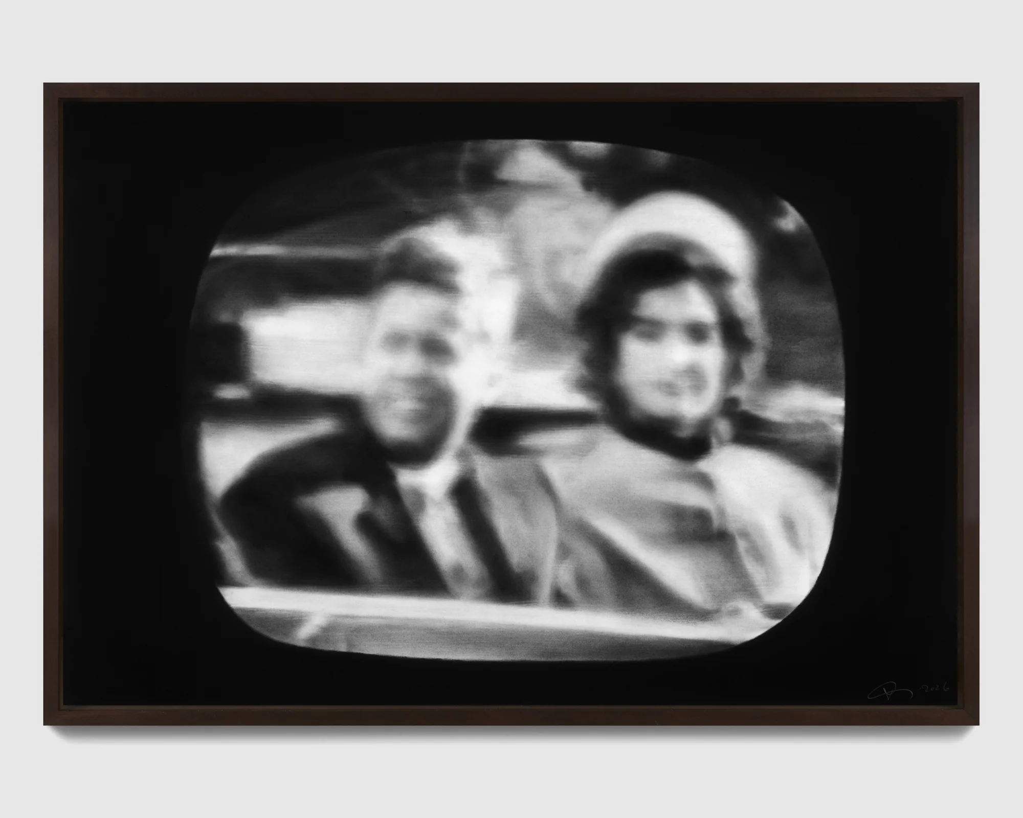 Untitled (JFK & Jackie, Zapruder Still) by Robert Longo