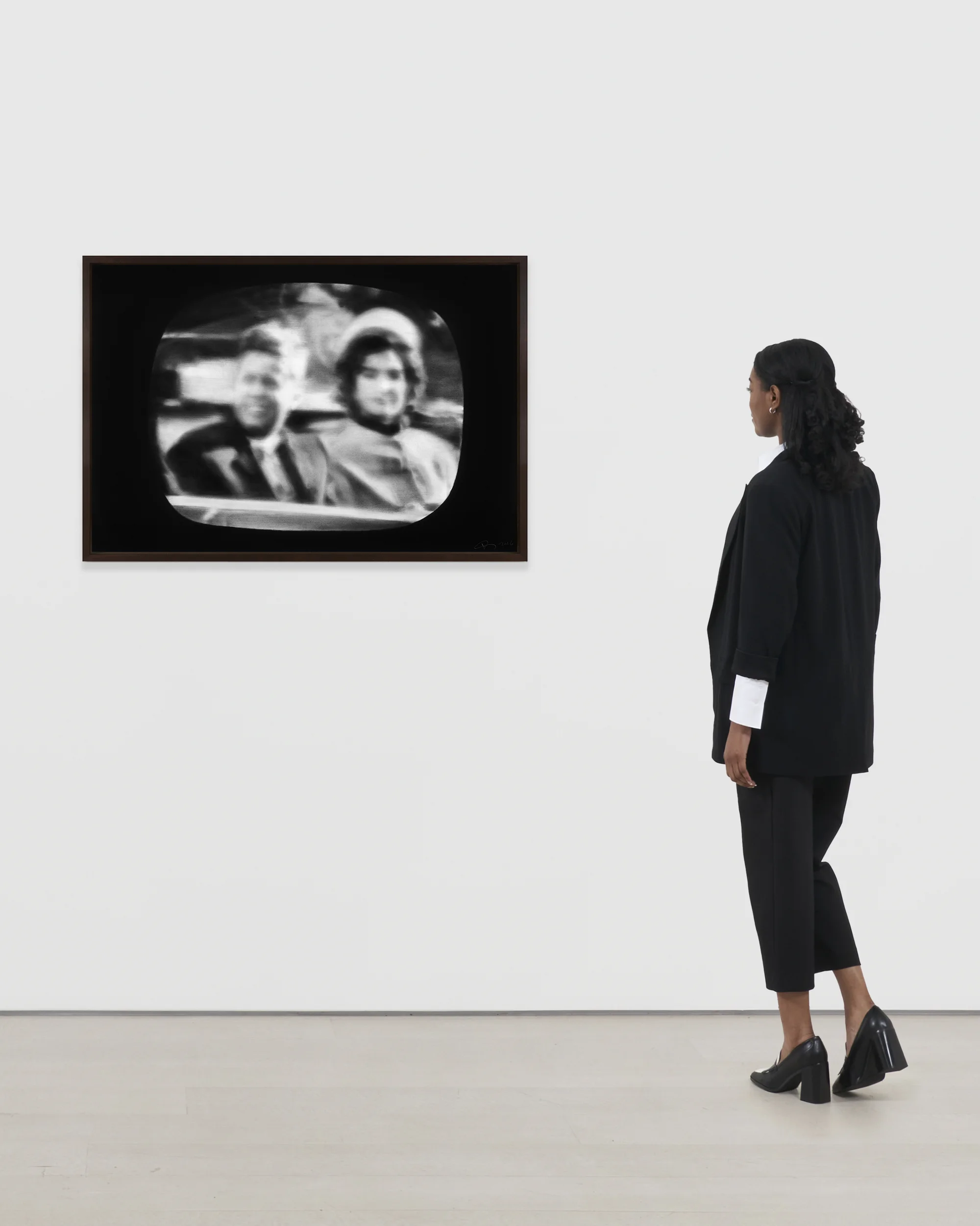 Untitled (JFK & Jackie, Zapruder Still) by Robert Longo