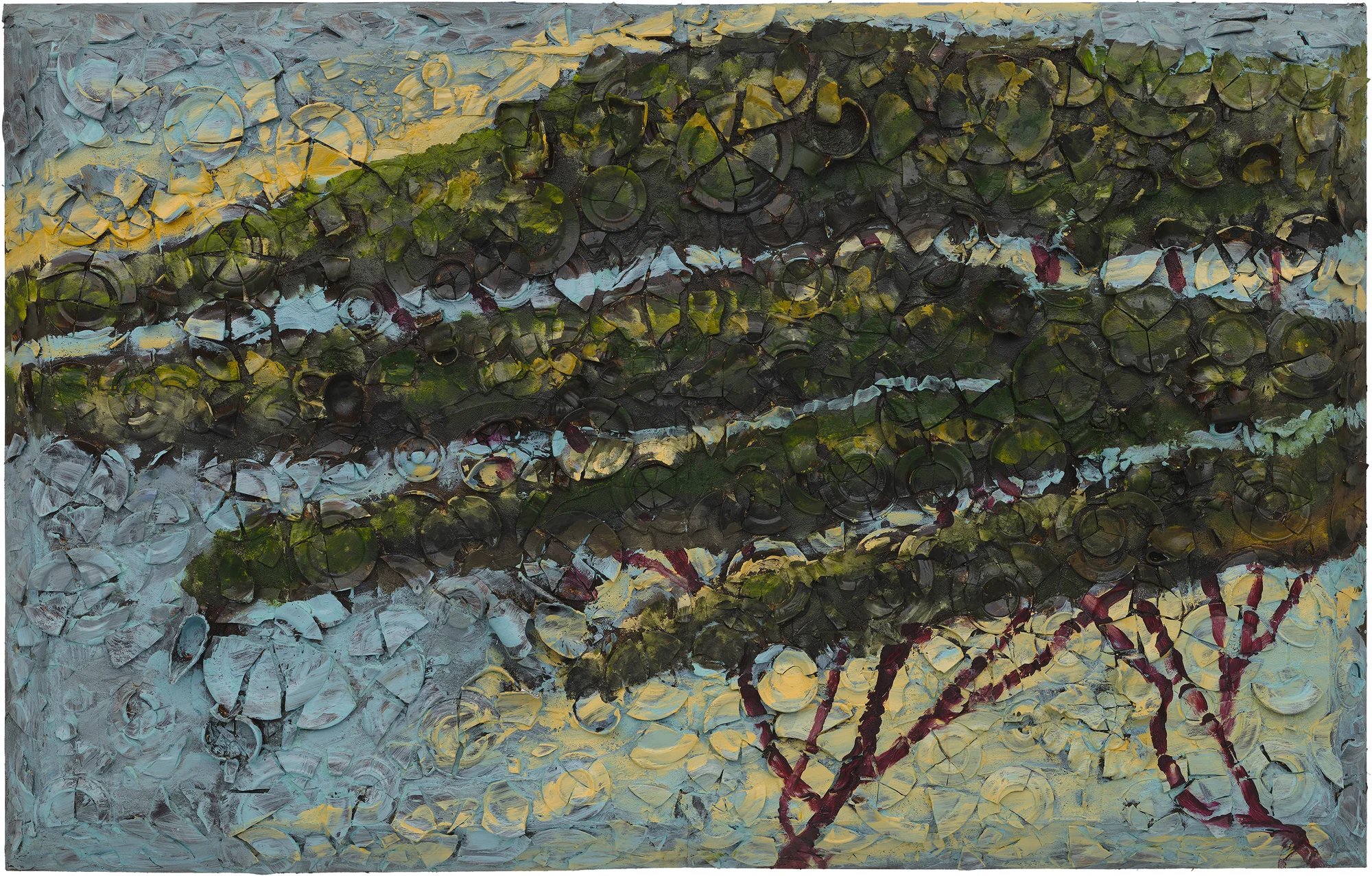Portrait of Italy Through Its Trees III by Julian Schnabel