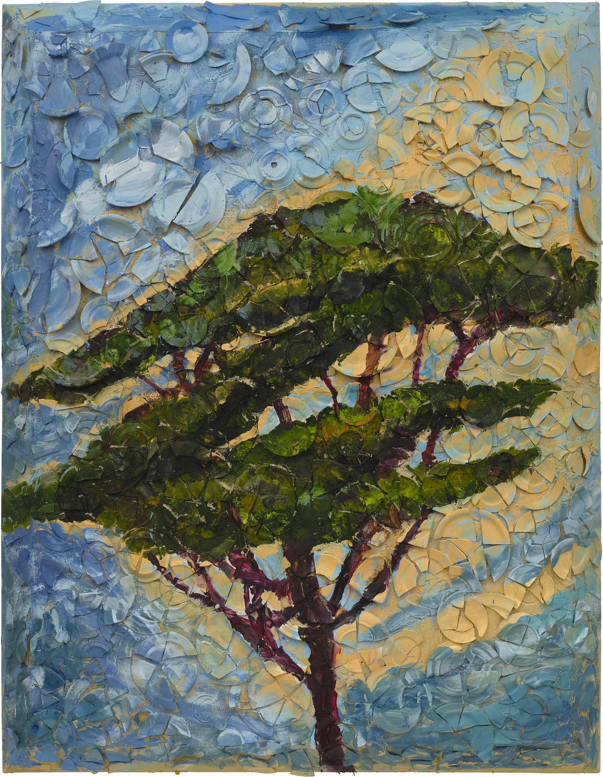 Portrait of Italy Through Its Trees V by Julian Schnabel
