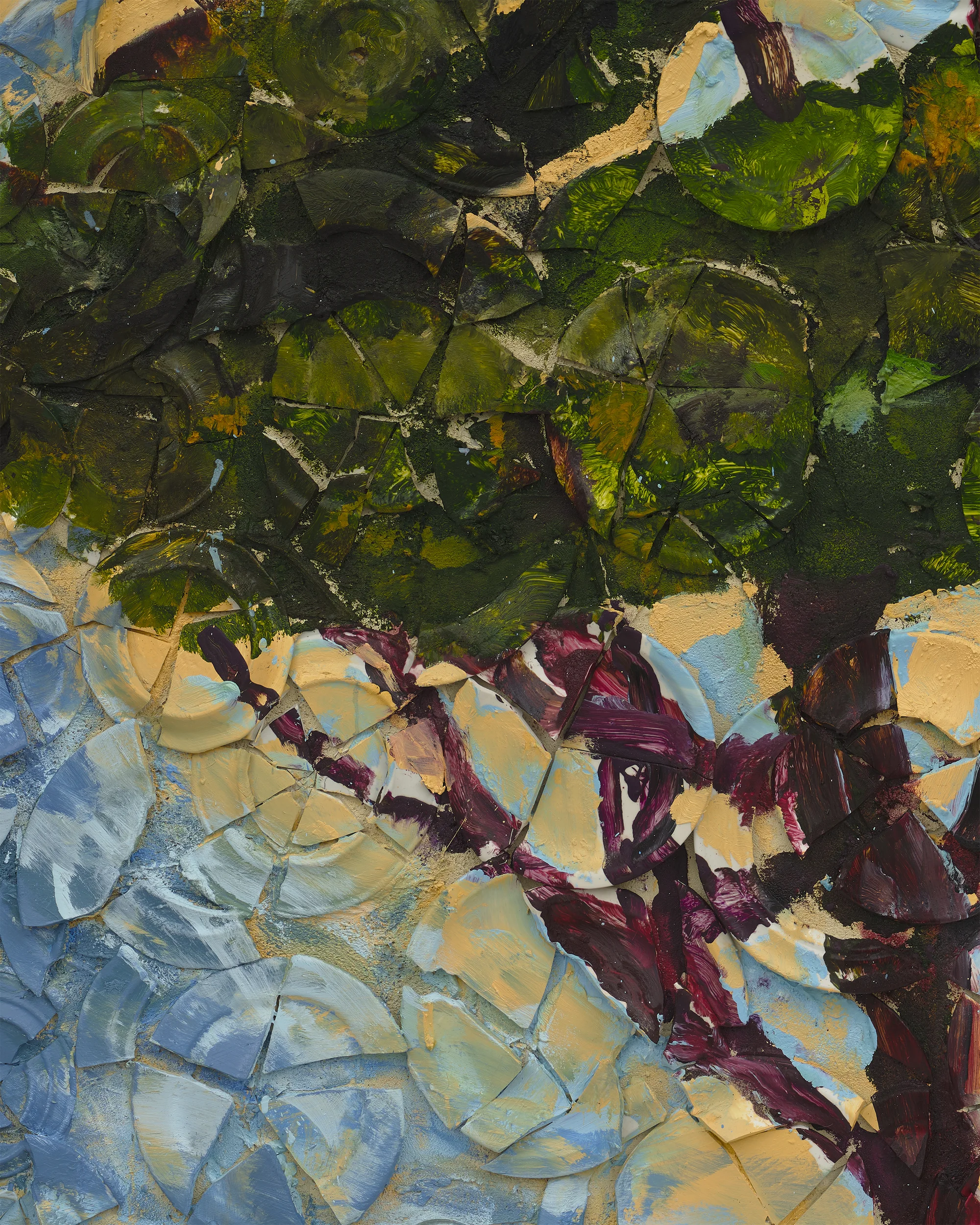 Portrait of Italy Through Its Trees V by Julian Schnabel