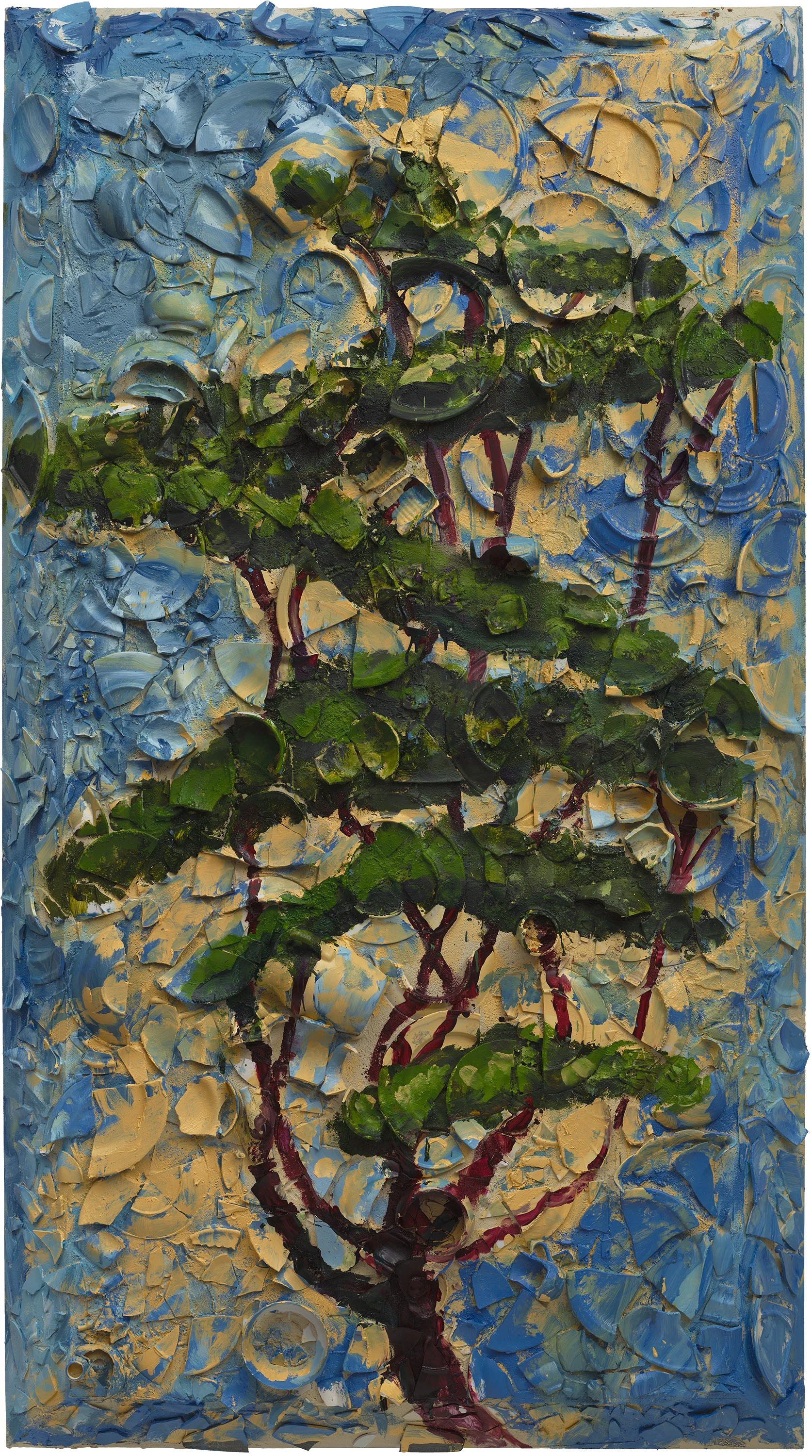 Portrait of Italy Through Its Trees VII by Julian Schnabel