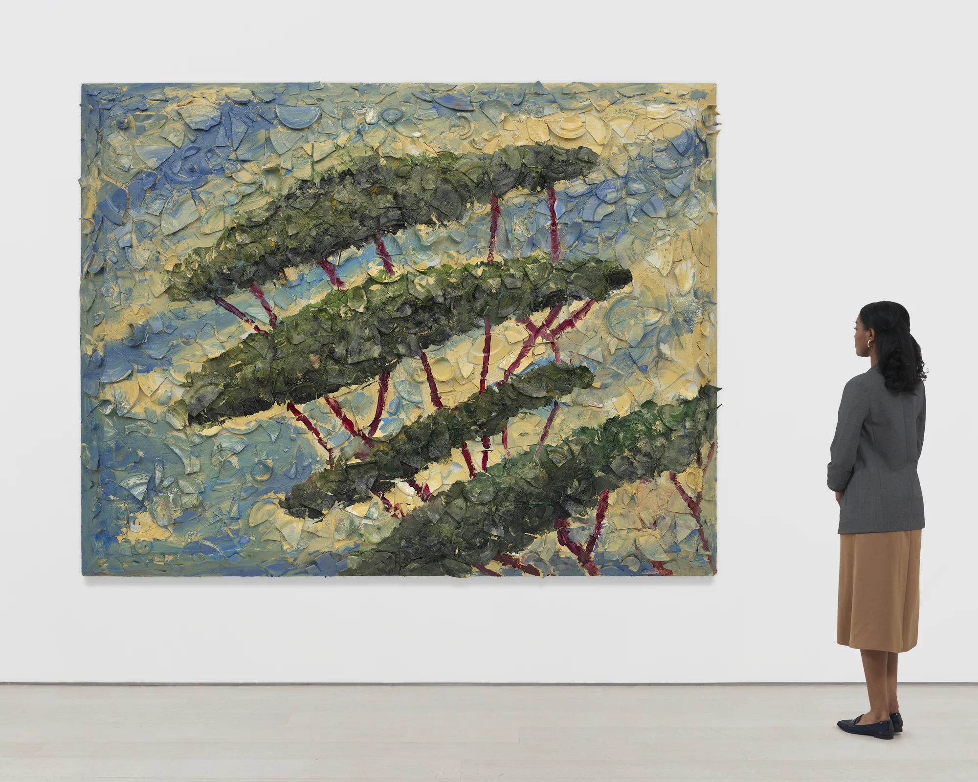 Portrait of Italy Through Its Trees XVII by Julian Schnabel
