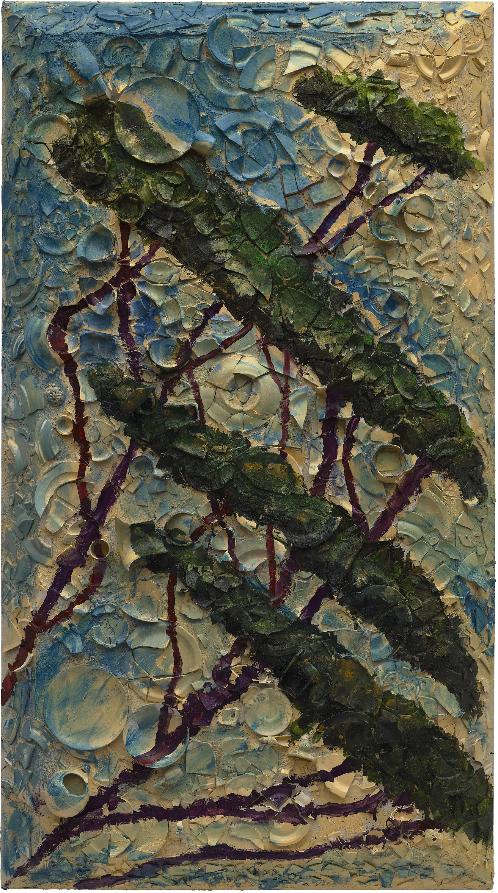 Portrait of Italy Through Its Trees IX by Julian Schnabel
