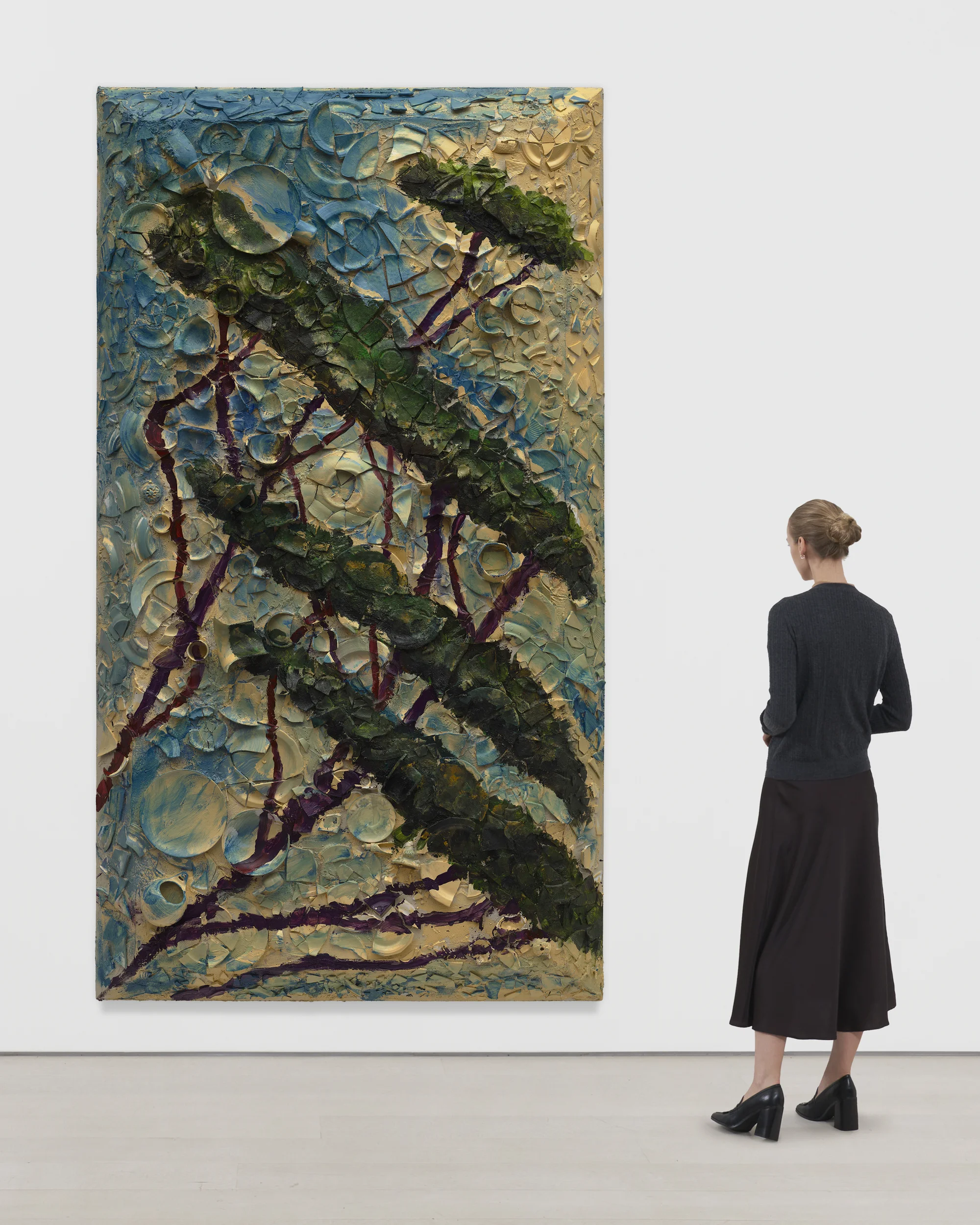 Portrait of Italy Through Its Trees IX by Julian Schnabel