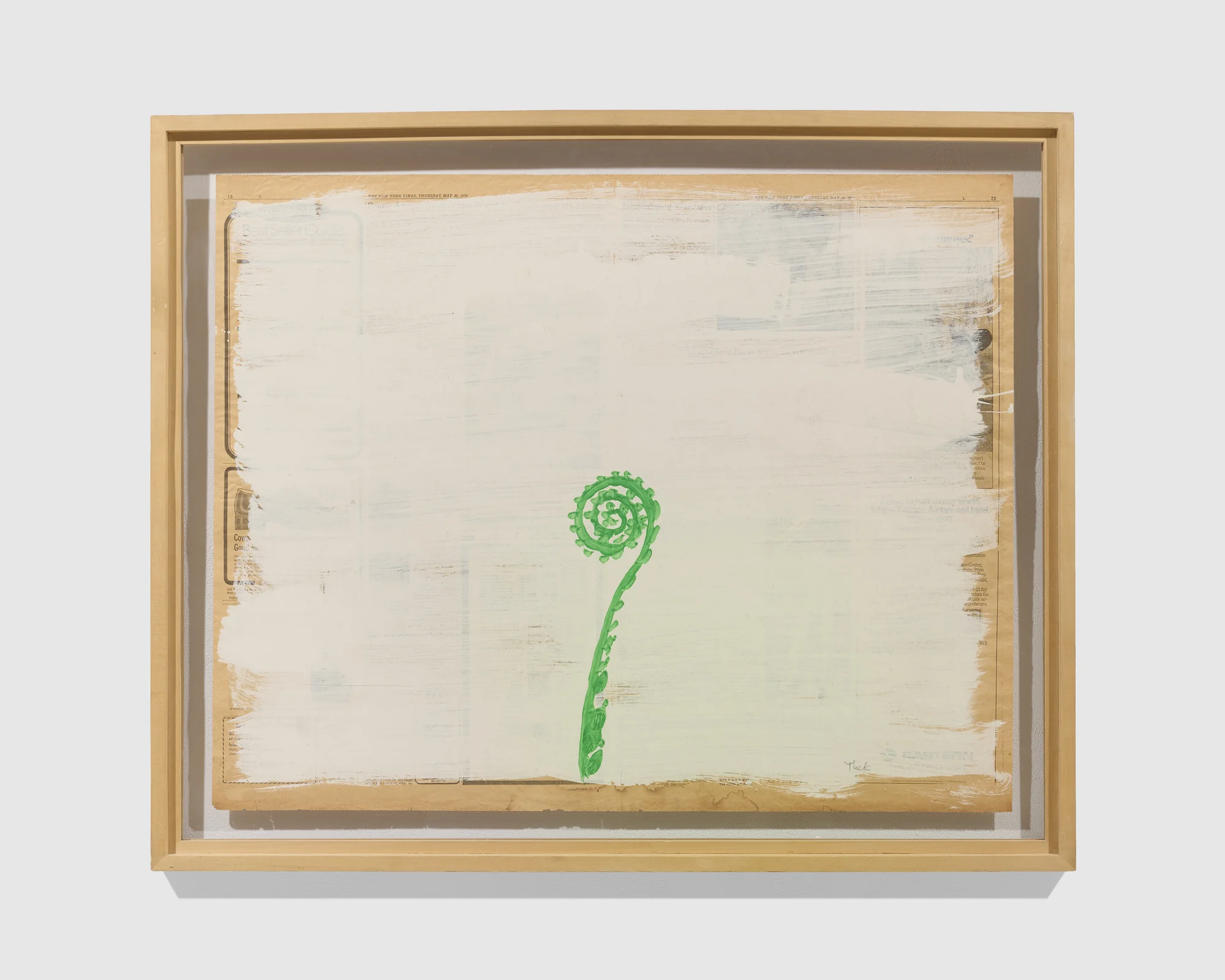 Untitled (Green Spiral) by Paul Thek