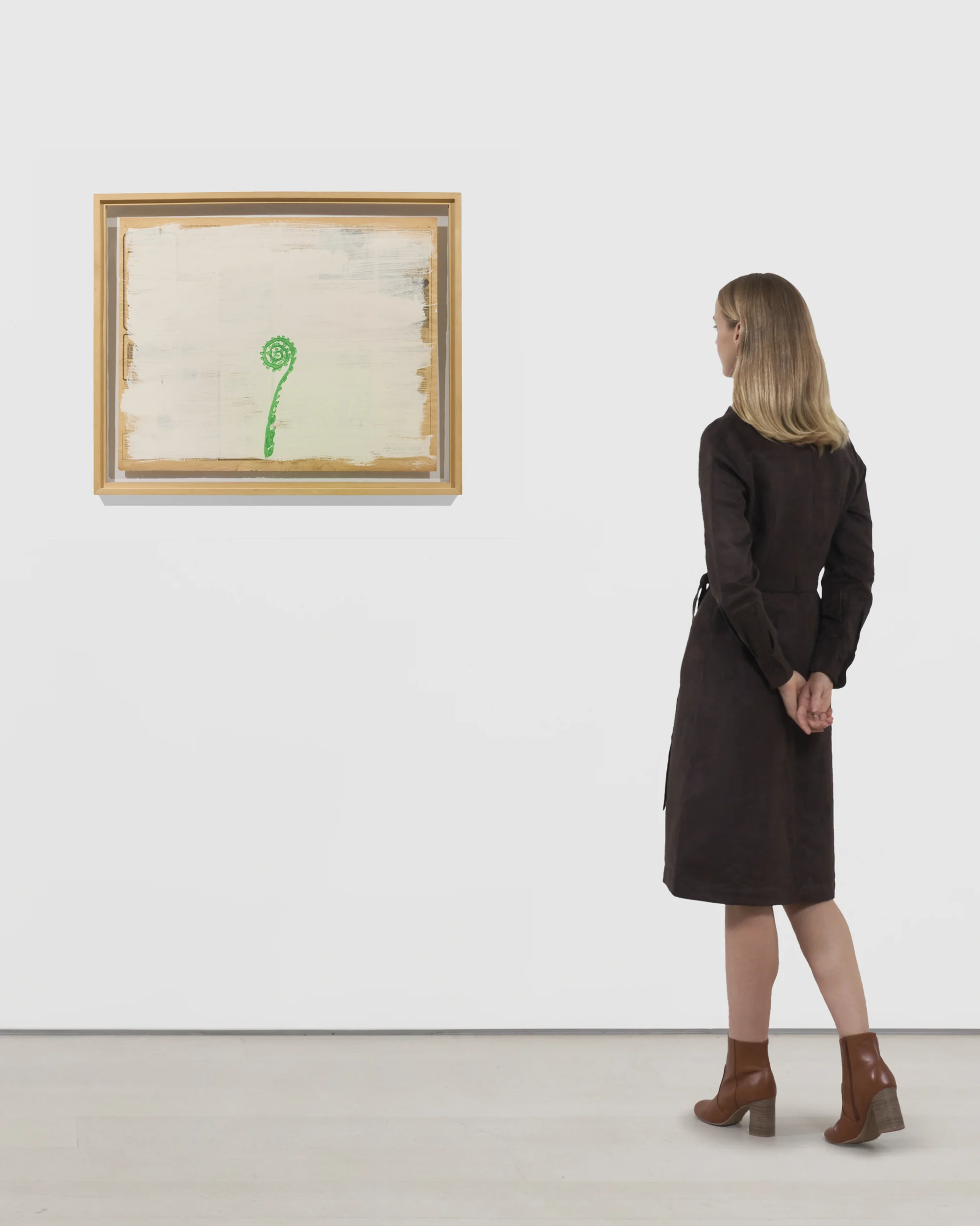 Untitled (Green Spiral) by Paul Thek