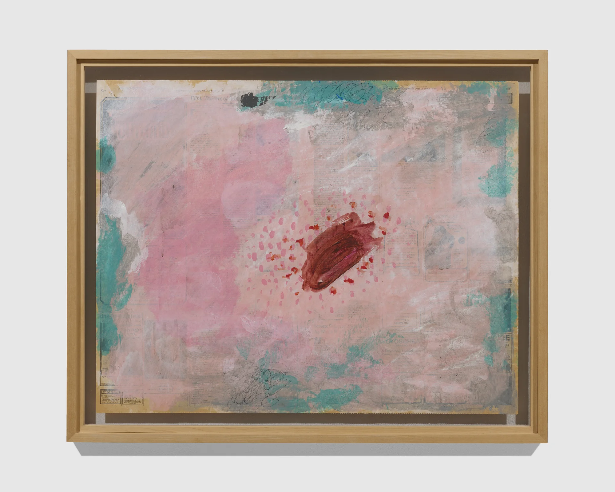 Untitled (Brown Splotch) by Paul Thek