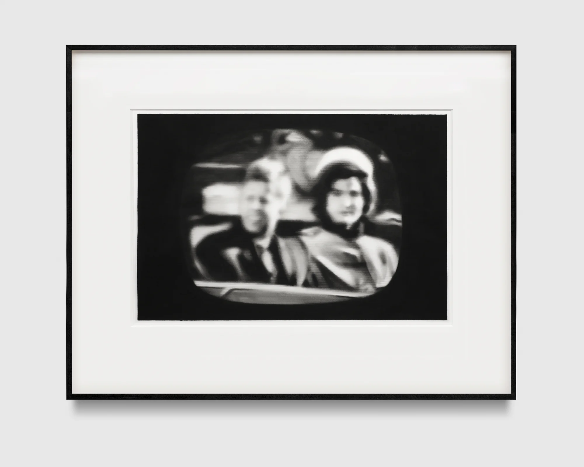 Study of JFK + Jackie on TV by Robert Longo