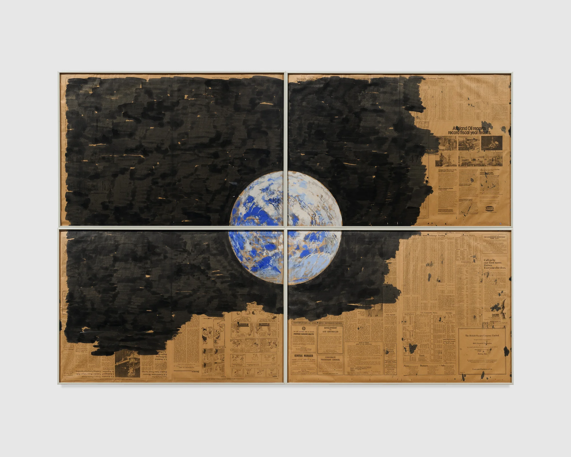 Untitled (Earth Drawing I) by Paul Thek