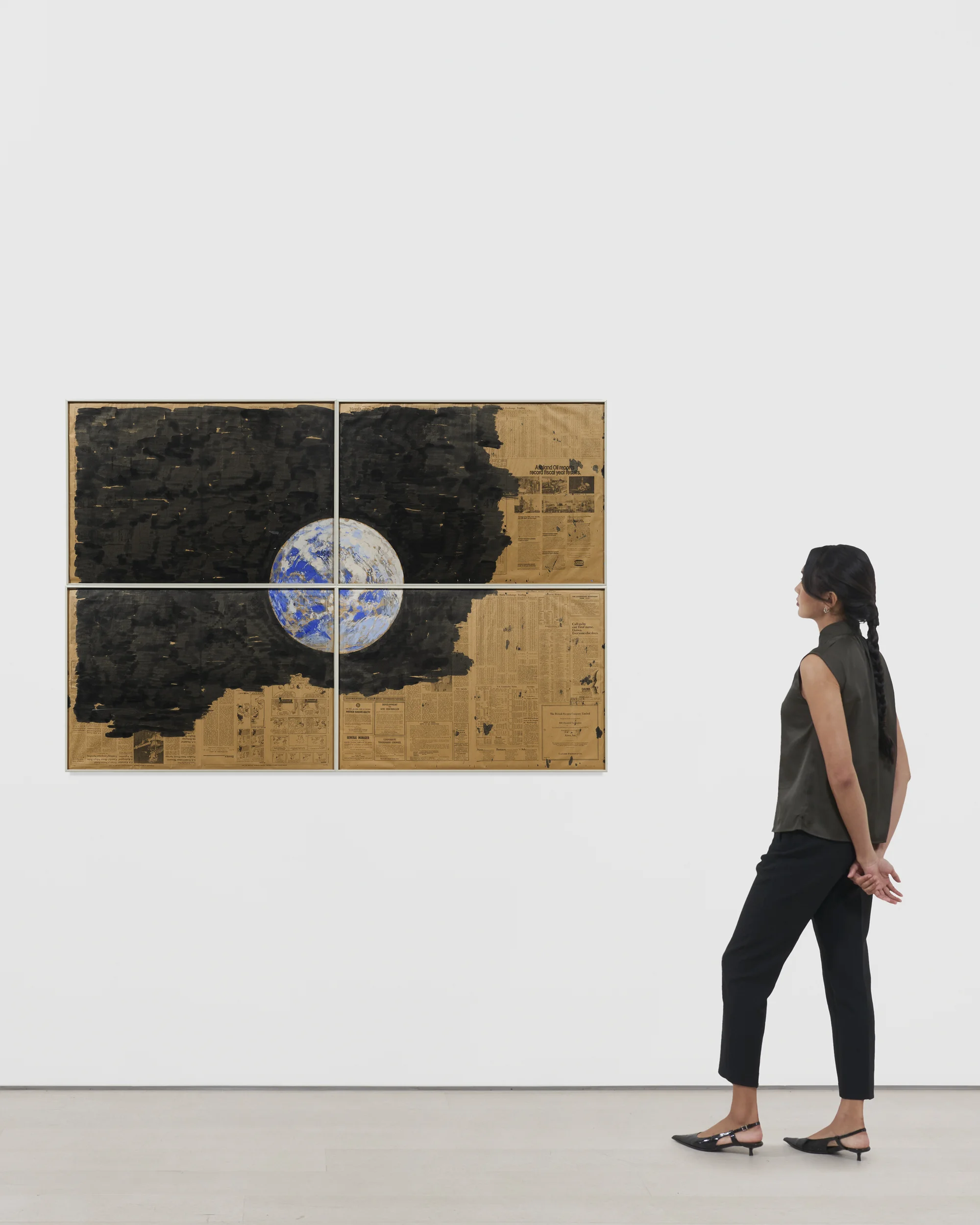 Untitled (Earth Drawing I) by Paul Thek