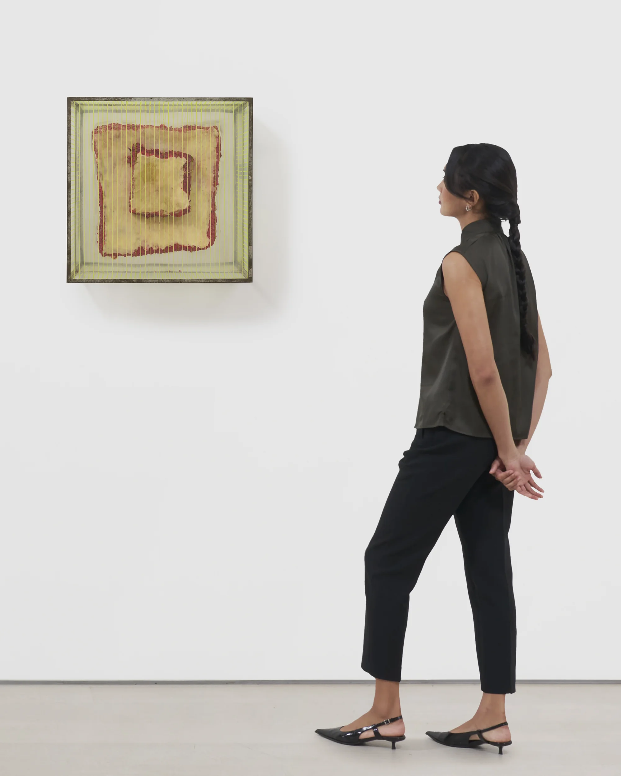 Untitled (Blond Meat Piece) from the series "Technological Reliquaries" by Paul Thek