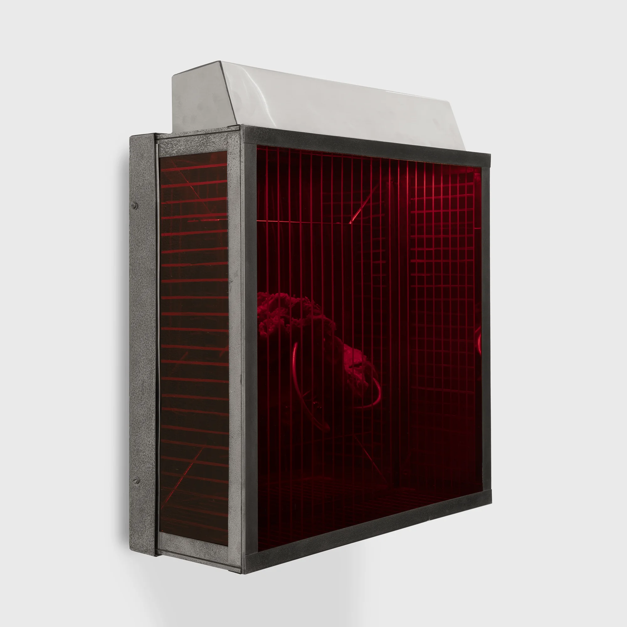 Red Shrine (from the series "Technological Reliquaries") by Paul Thek