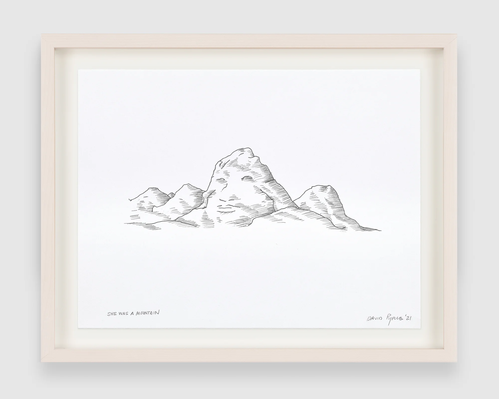 She Was A Mountain by David Byrne