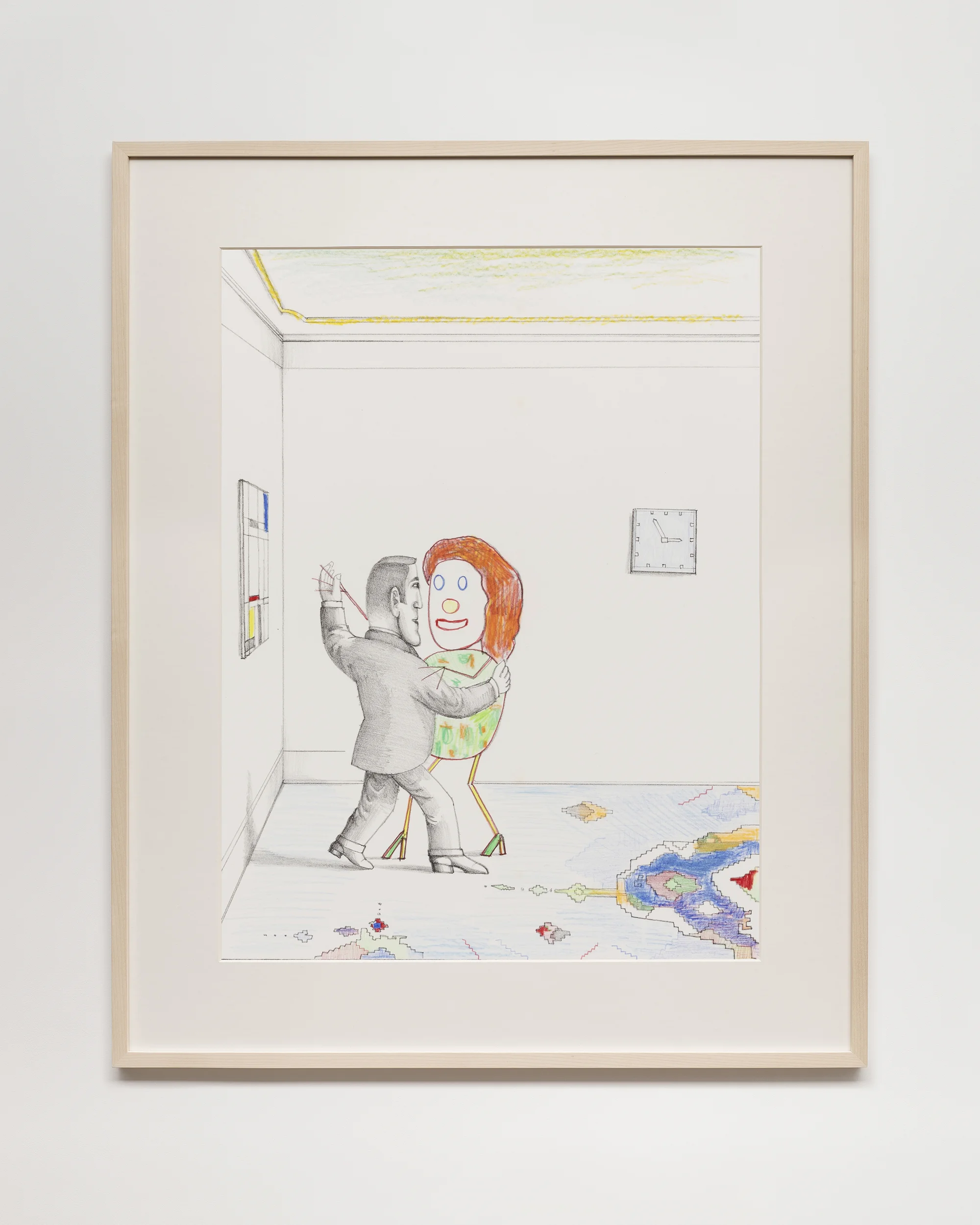 Dancing Couple by Saul Steinberg