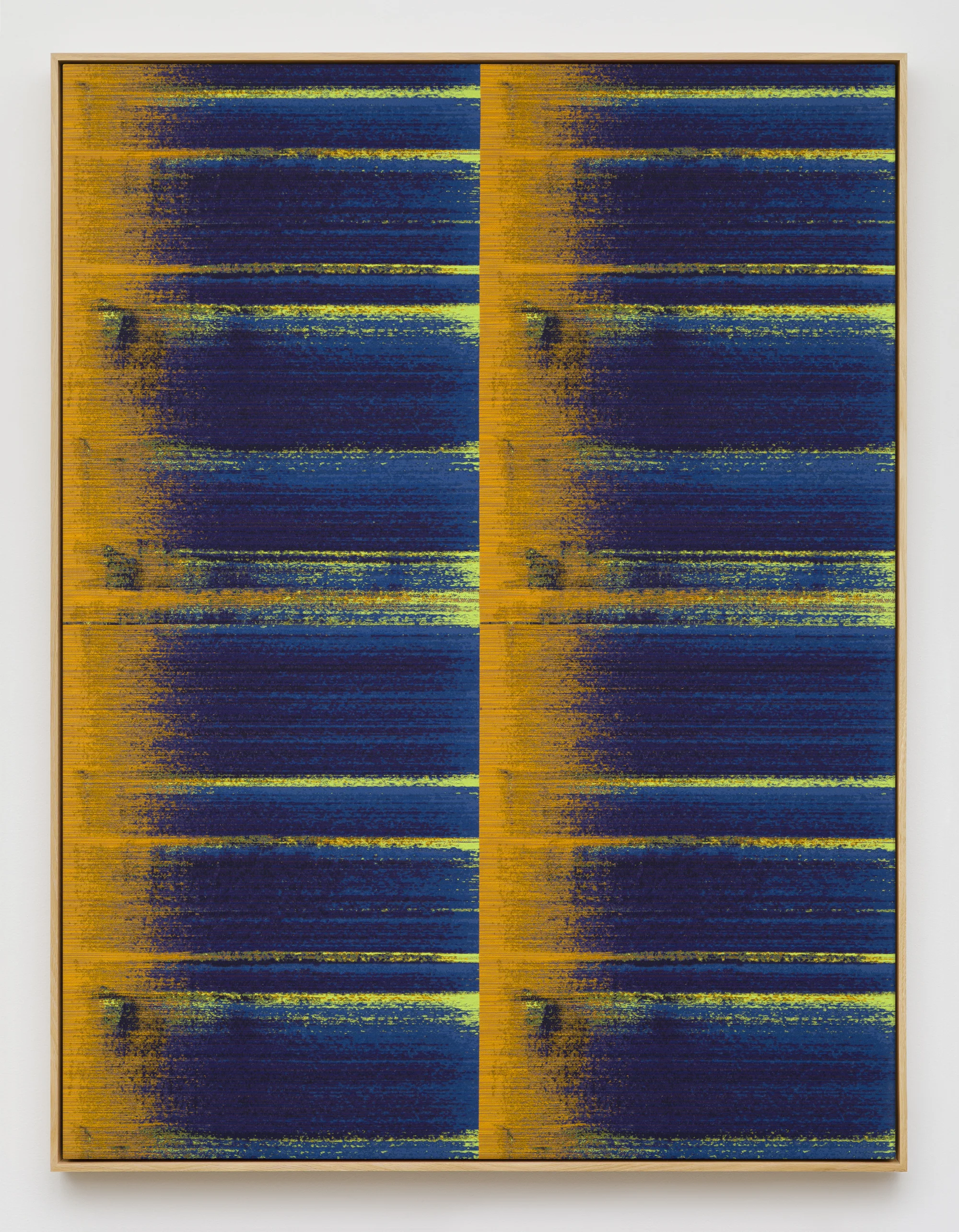 Negative Entropy (Kurozumikyo Shrine Meditation, Blue, Quad) by Mika Tajima