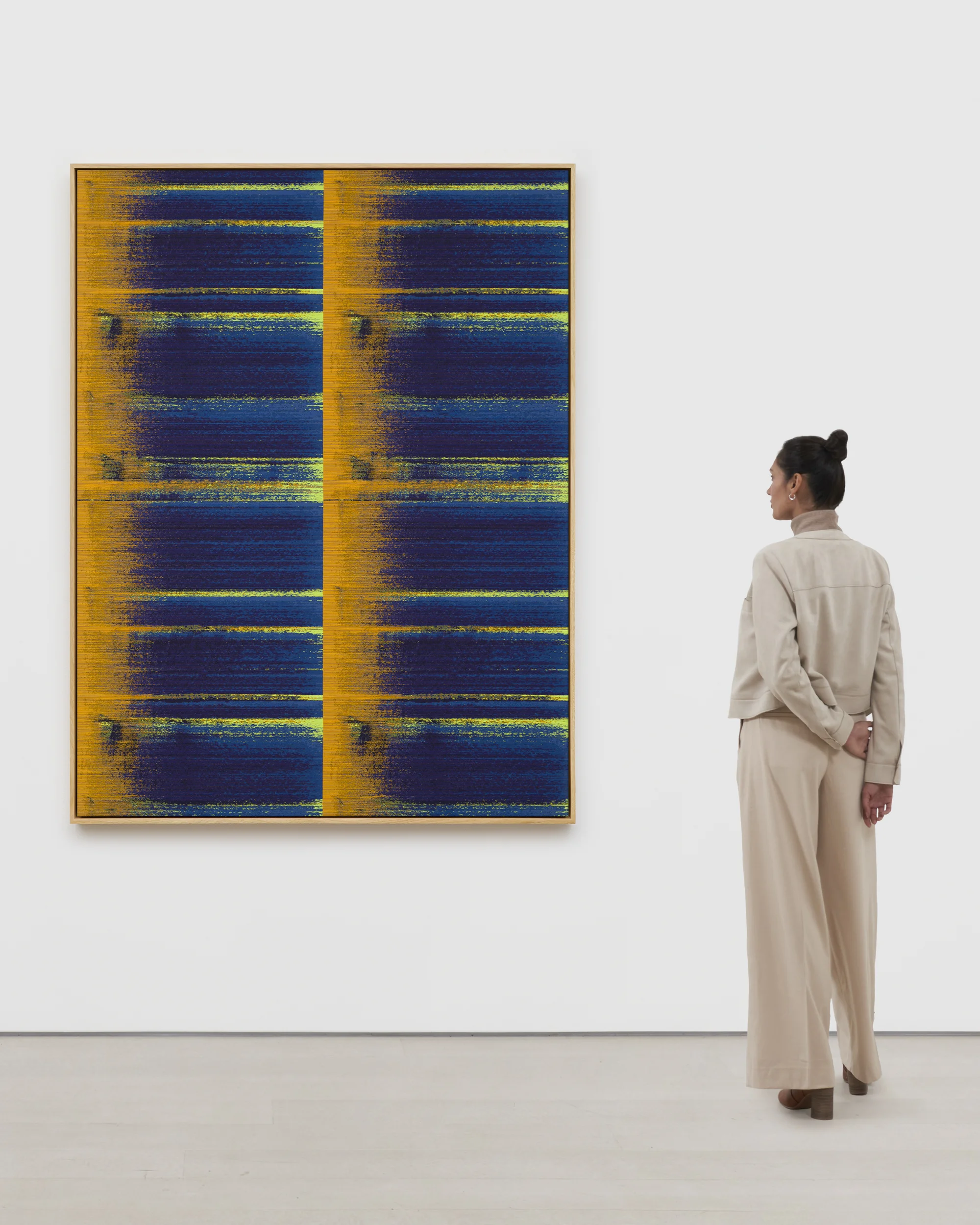 Negative Entropy (Kurozumikyo Shrine Meditation, Blue, Quad) by Mika Tajima
