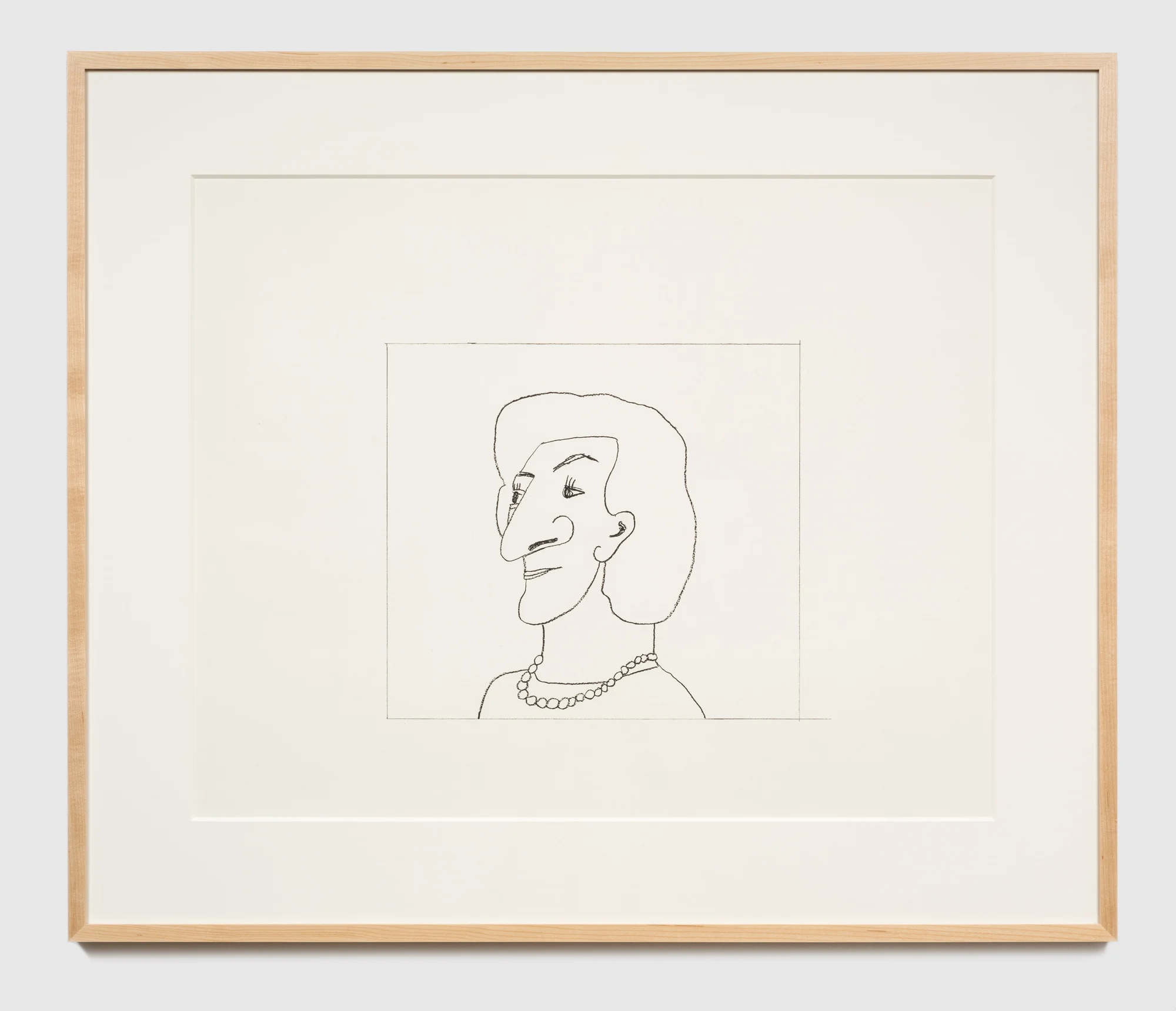 Portrait of M by Saul Steinberg