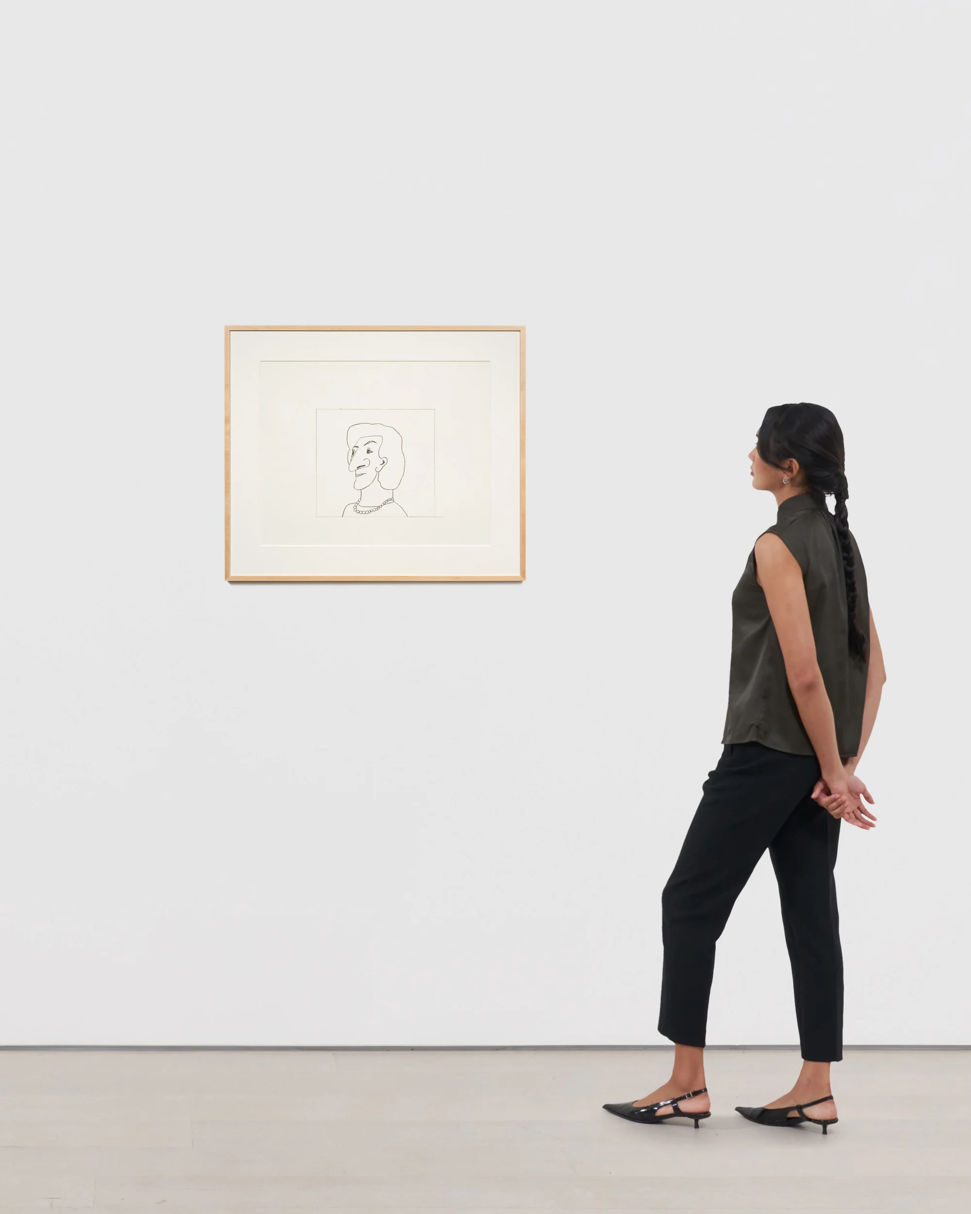 Portrait of M by Saul Steinberg