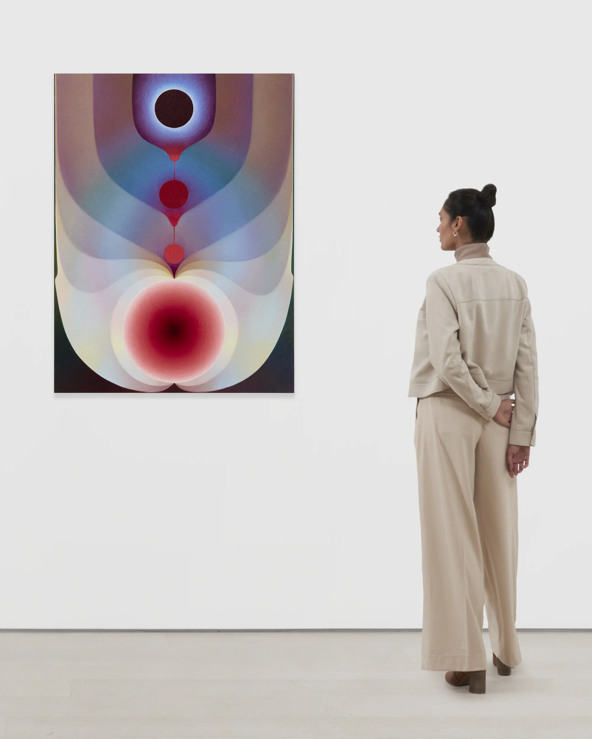 Pit and the pendulum in red by Loie Hollowell