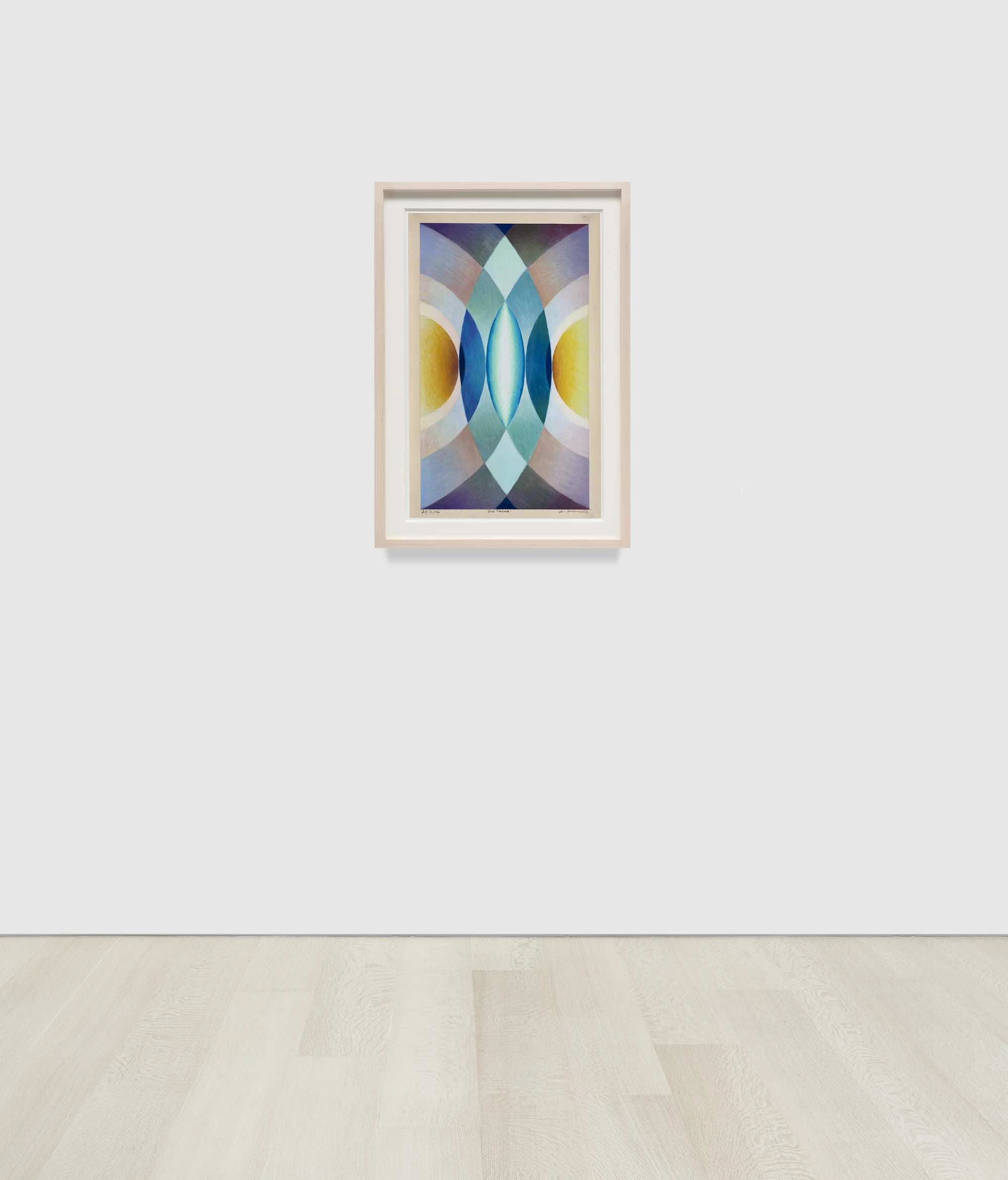 Teal Mandorla by Loie Hollowell