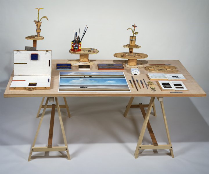 Saul Steinberg — Summer Table
