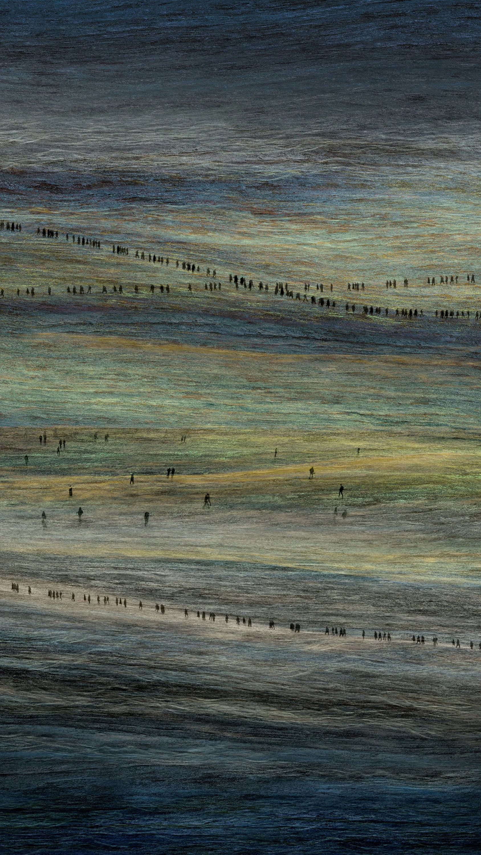Silent Waters Infinity II by Michal Rovner
