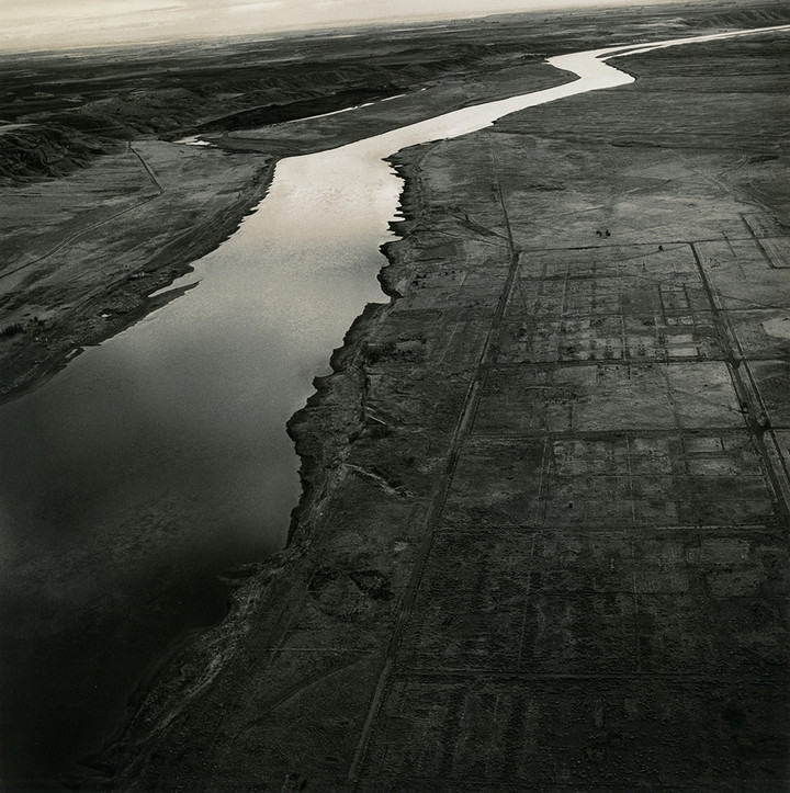 Emmet Gowin — Old Hanford City Site and the Columbia River, Hanford Nuclear Reservation, near Richland, Washington,