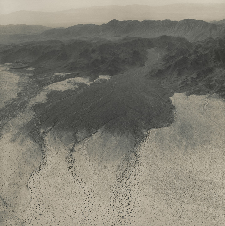 Emmet Gowin — Alluvial Fan, Natural Drainage near the Yuma Proving Ground and the Arizona-California Border