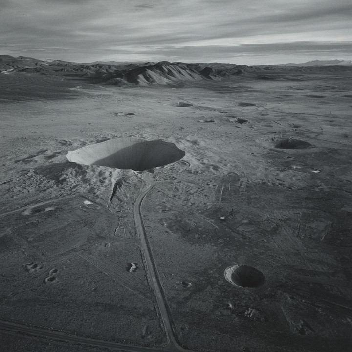 Emmet Gowin — Sedan Crater, Northern End of Yucca Flat Looking South, Area 10, Nevada Test Site,