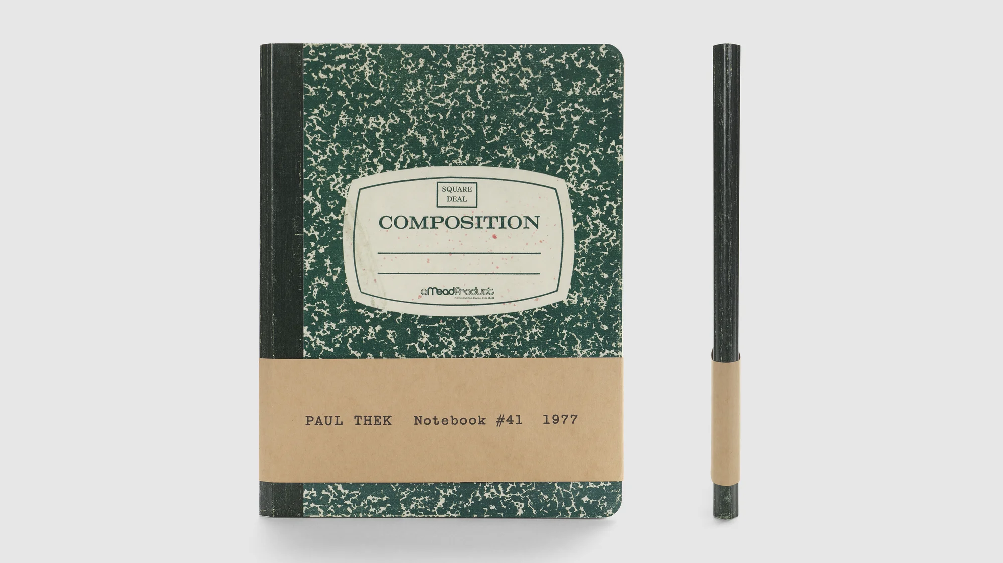 Cover of Notebook #41, 1977 by Paul Thek